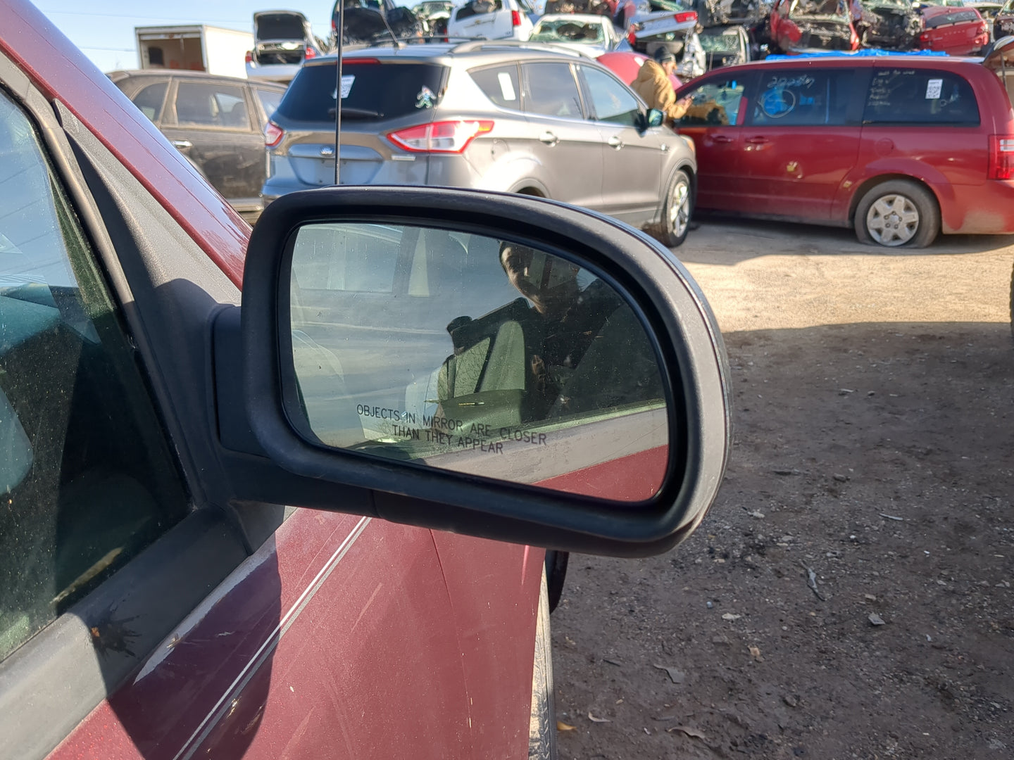 2002-2006 Gmc Envoy Xl Passenger Side View Mirror - Right Door Mirror OEM Used - Oemusedautoparts1.com
