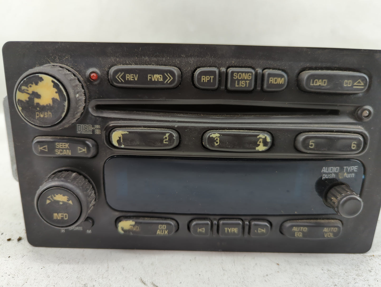 2005-2006 Gmc Yukon Xl 1500 Radio AM FM Cd Player Receiver Replacement P/N:15234935 Fits Fits 2004 2005 2006 2007 2008 2009 