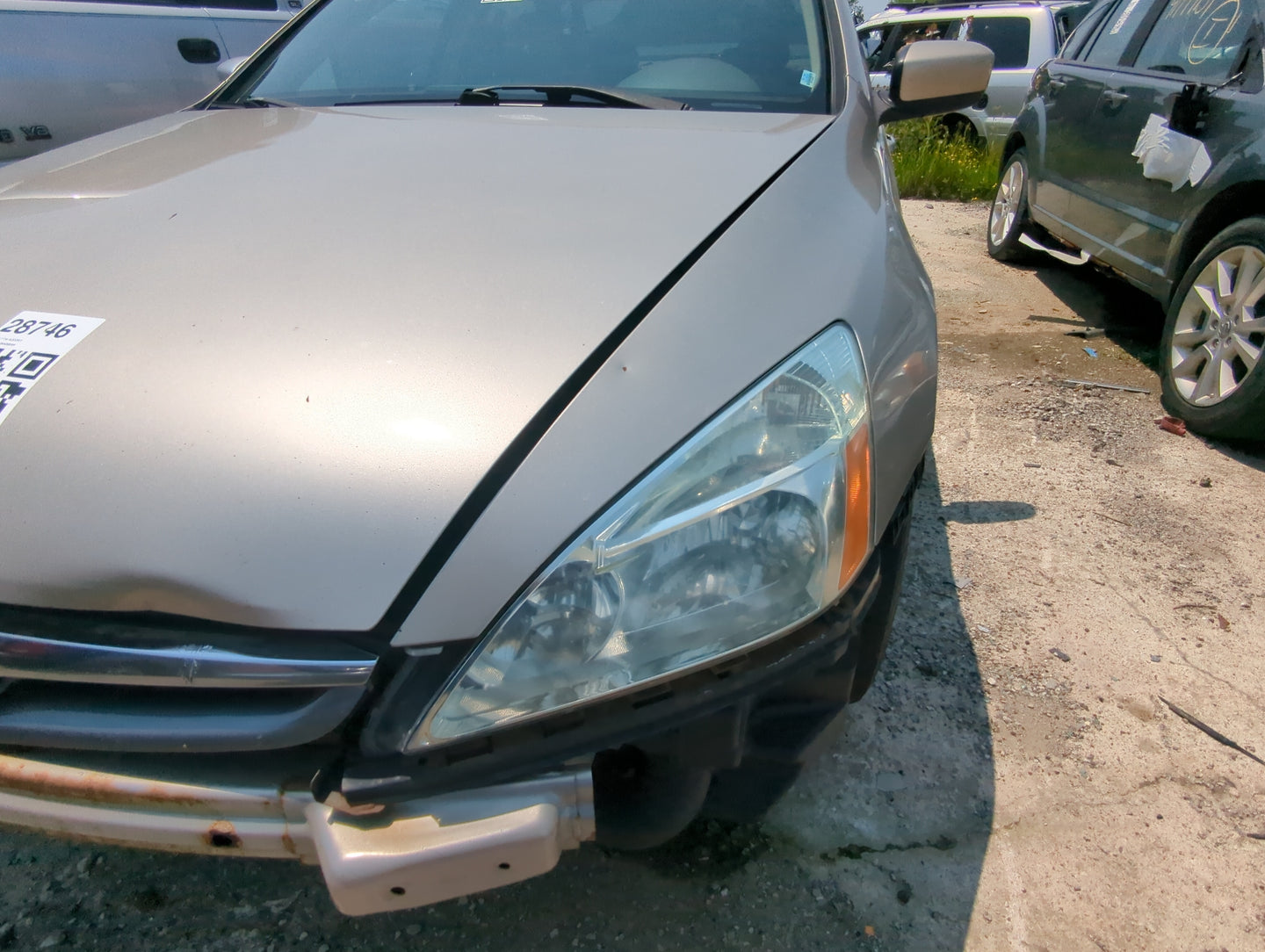 2003-2007 Honda Accord Driver Left Oem Head Light Headlight Lamp - Oemusedautoparts1.com