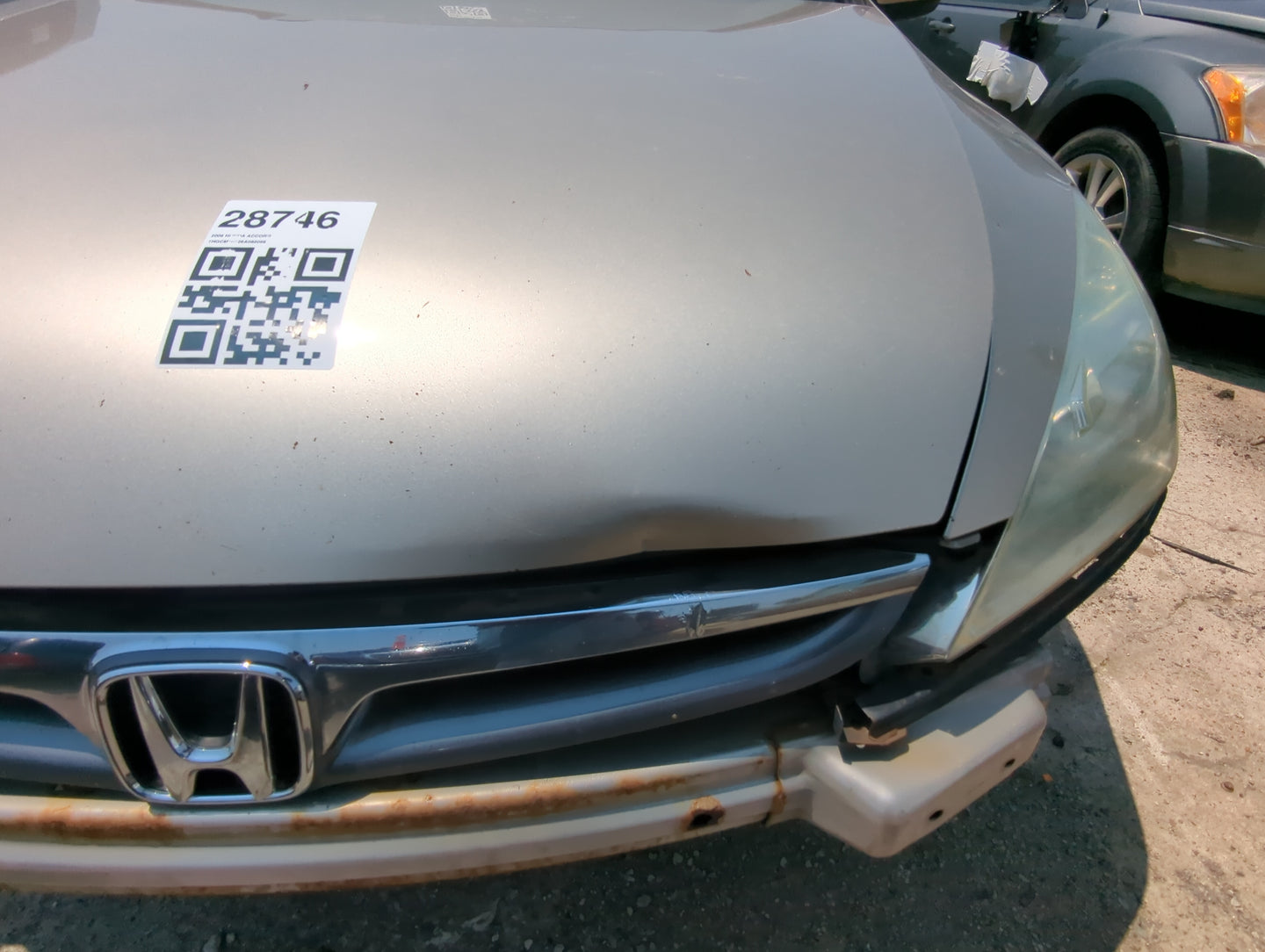 2003-2007 Honda Accord Hood Oem 1050623 - Oemusedautoparts1.com