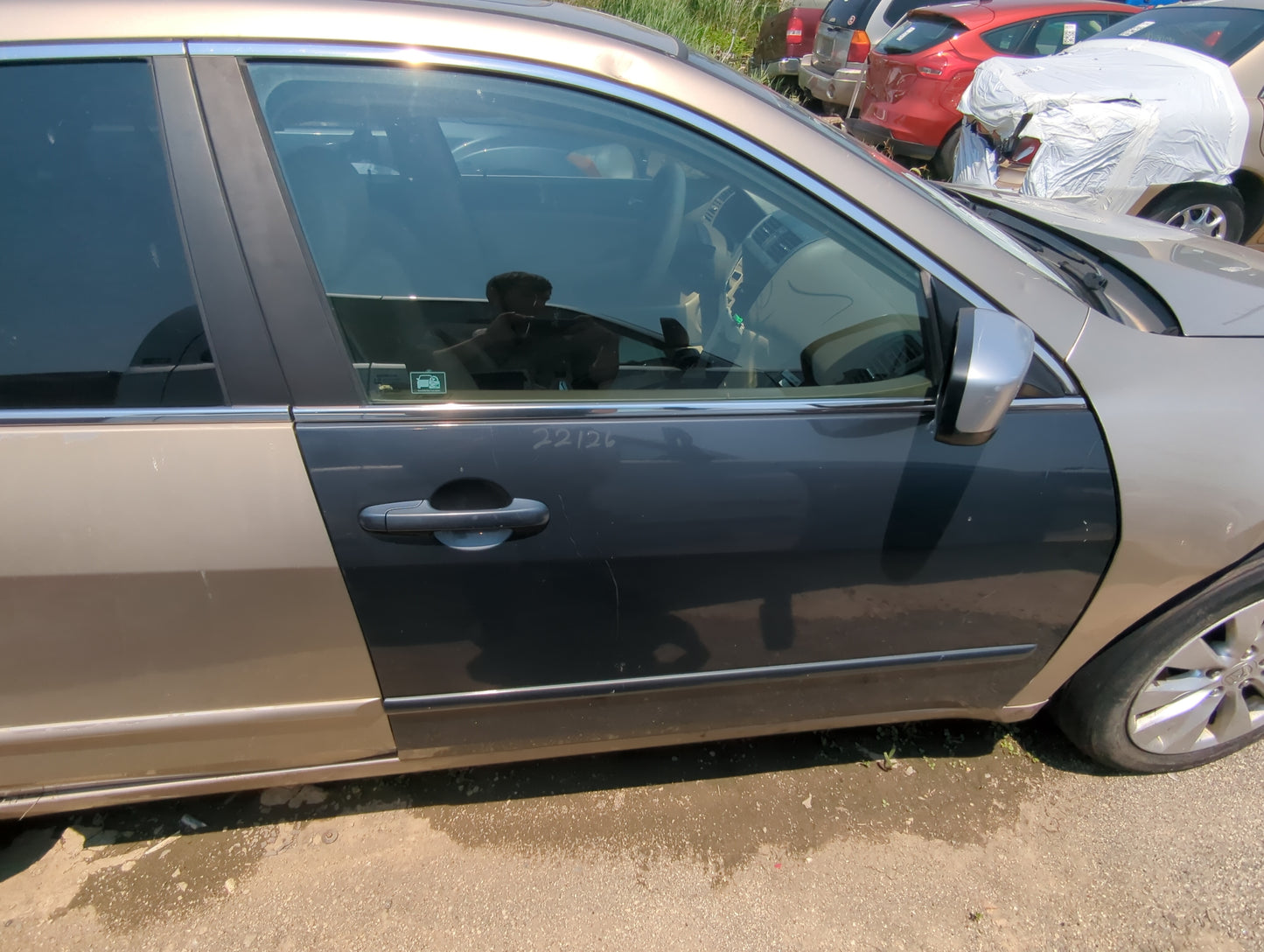 2003-2007 Honda Accord Passenger Front Door Oem 1050630 - Oemusedautoparts1.com