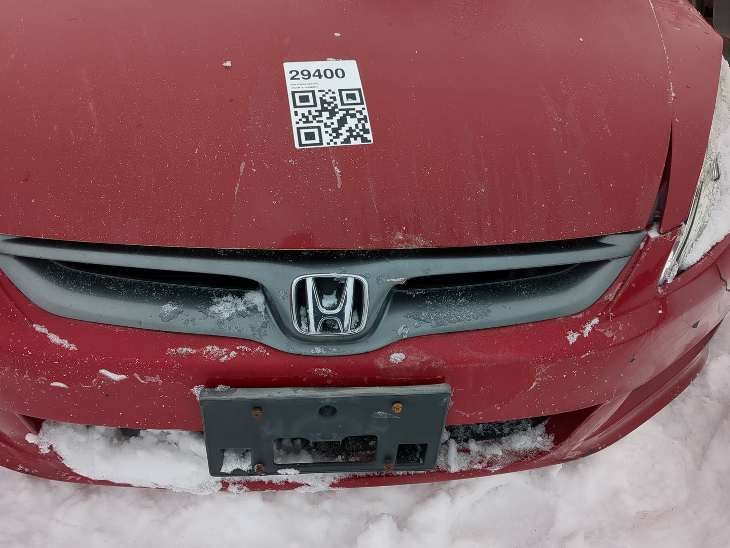2006-2007 Honda Accord Front Grille Bumper Not Included 1259237 - Oemusedautoparts1.com