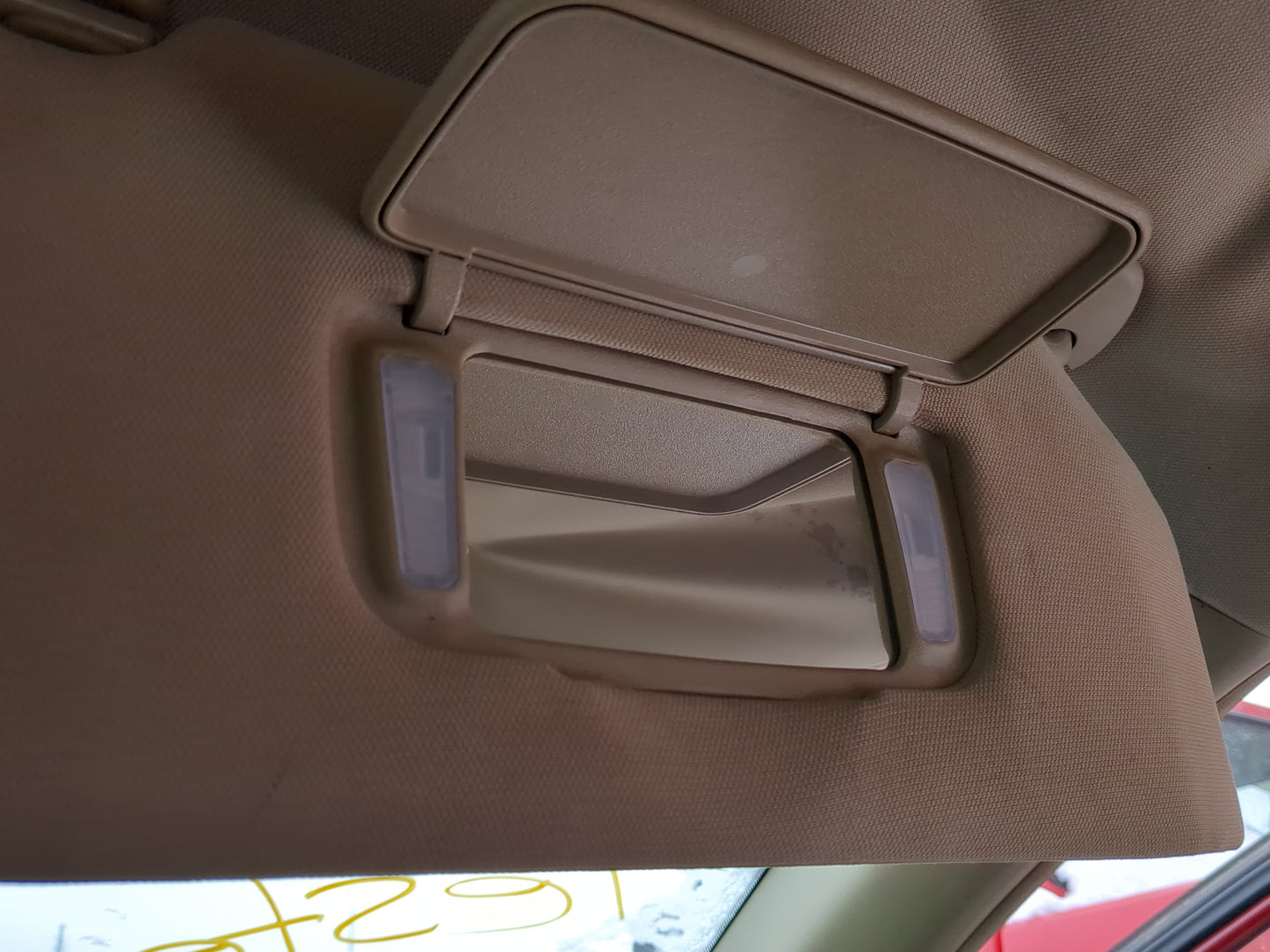 2003-2007 Honda Accord Sun Visor Shade Replacement Passenger Right Mirror Fits Fits 2003 2004 2005 2006 2007 OEM Used Auto P