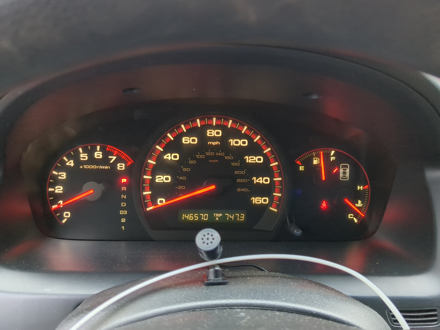 2003-2007 Honda Accord Instrument Cluster Speedometer Gauges Fits Fits 2003 2004 2005 2006 2007 OEM Used Auto Parts - Oemuse