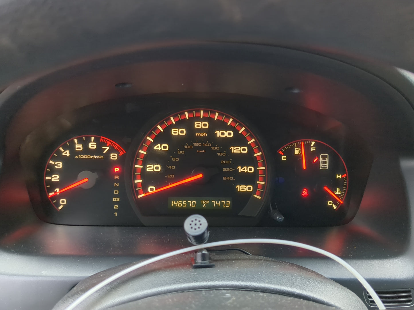 2003-2007 Honda Accord Instrument Cluster Speedometer Gauges Fits Fits 2003 2004 2005 2006 2007 OEM Used Auto Parts - Oemuse