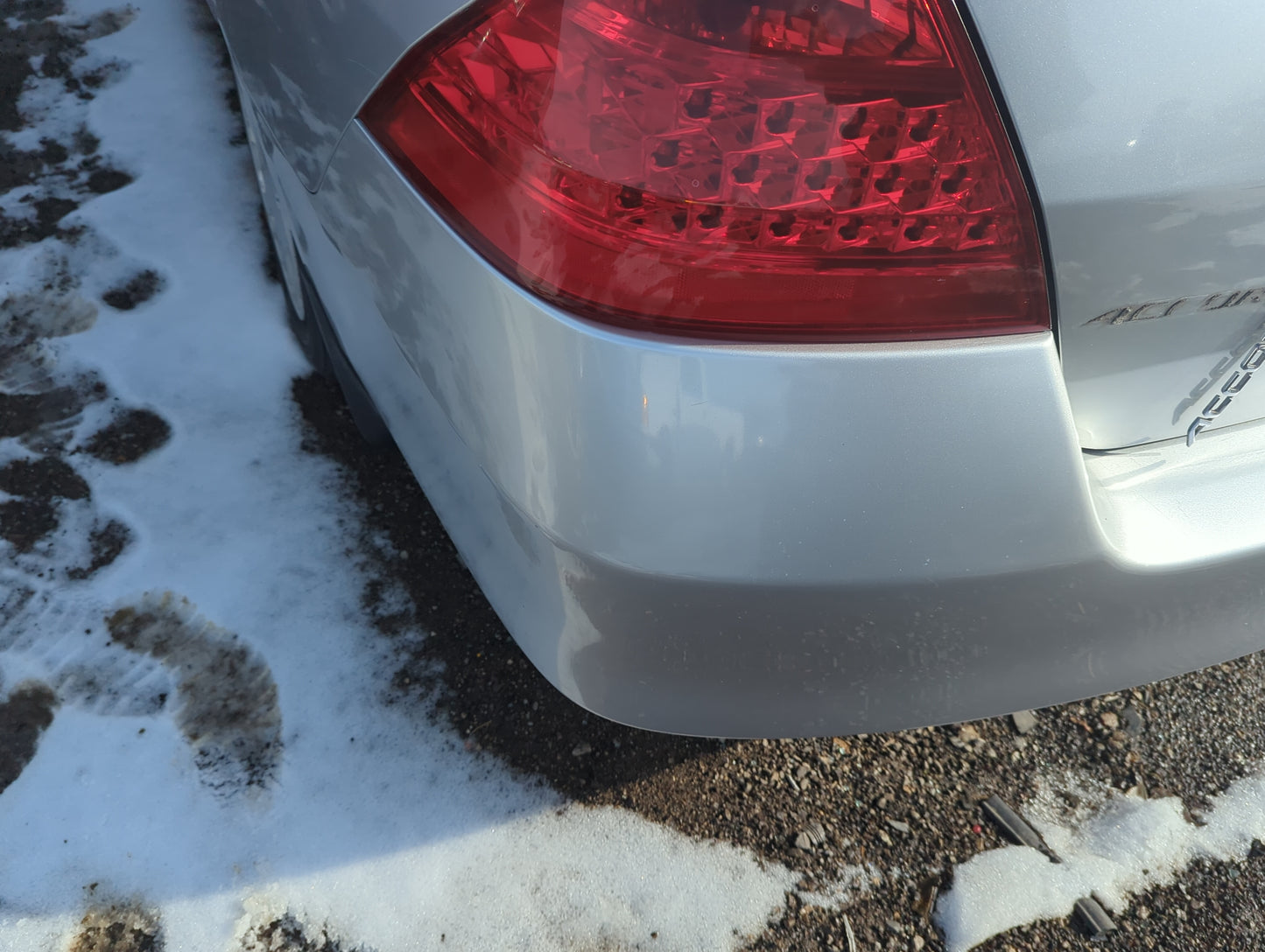 2006-2007 Honda Accord Rear Bumper Assembly Oem - Oemusedautoparts1.com