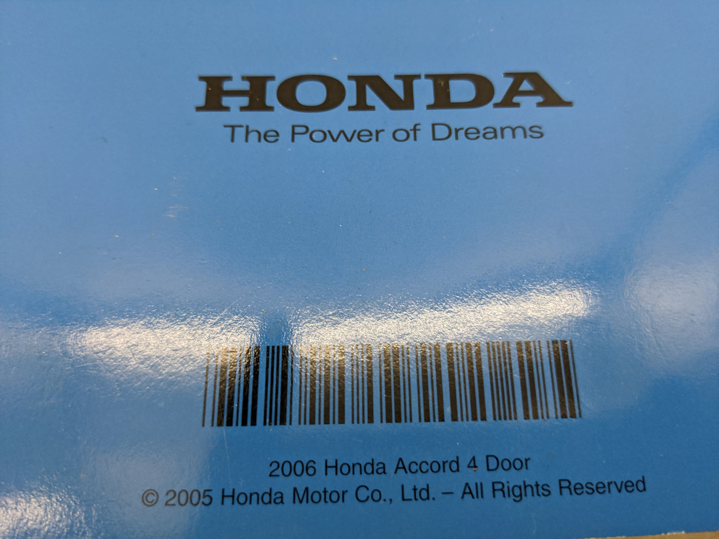 2006 Honda Accord Owners Manual Book Guide OEM Used Auto Parts - Oemusedautoparts1.com