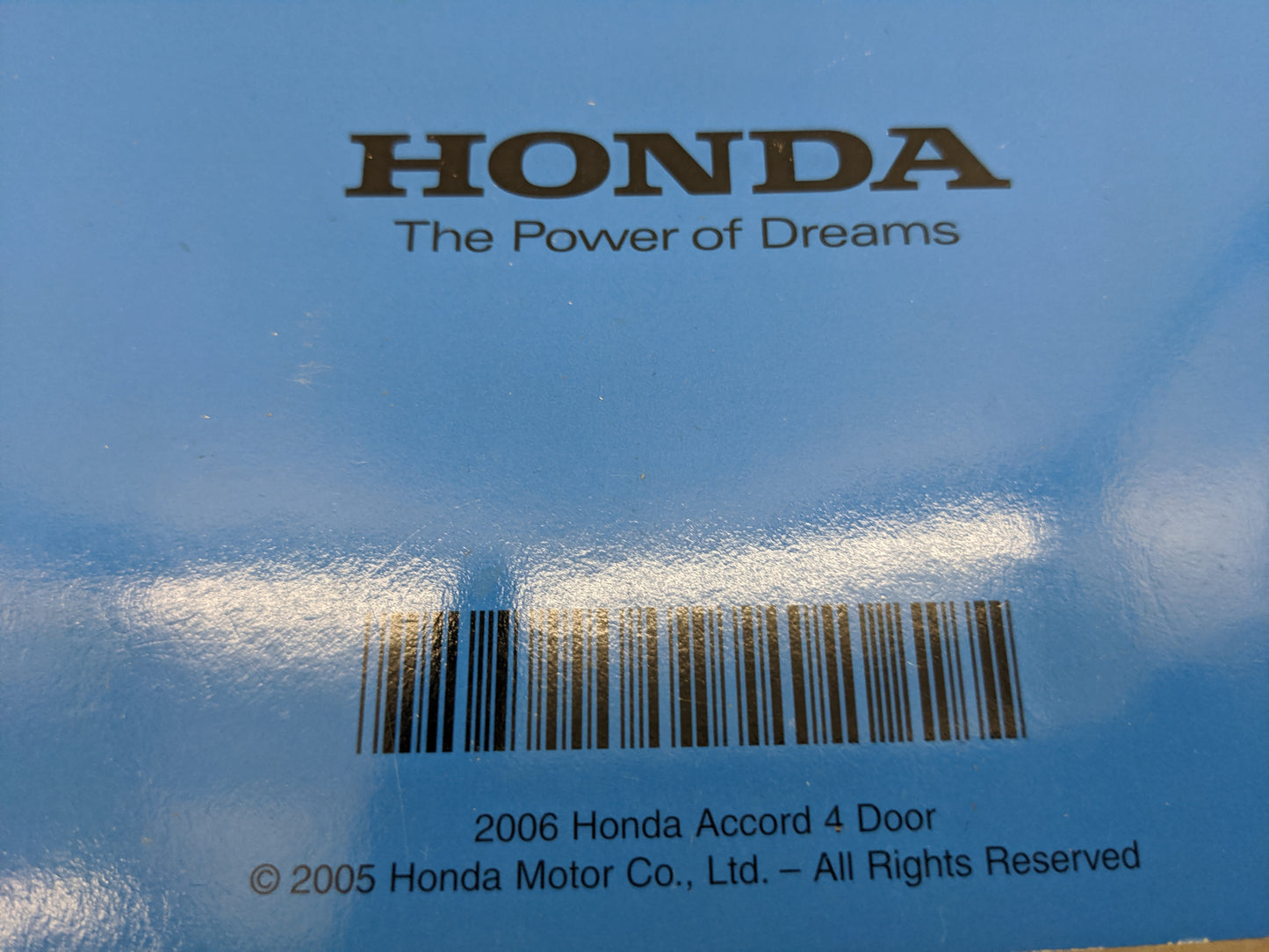 2006 Honda Accord Owners Manual Book Guide OEM Used Auto Parts - Oemusedautoparts1.com