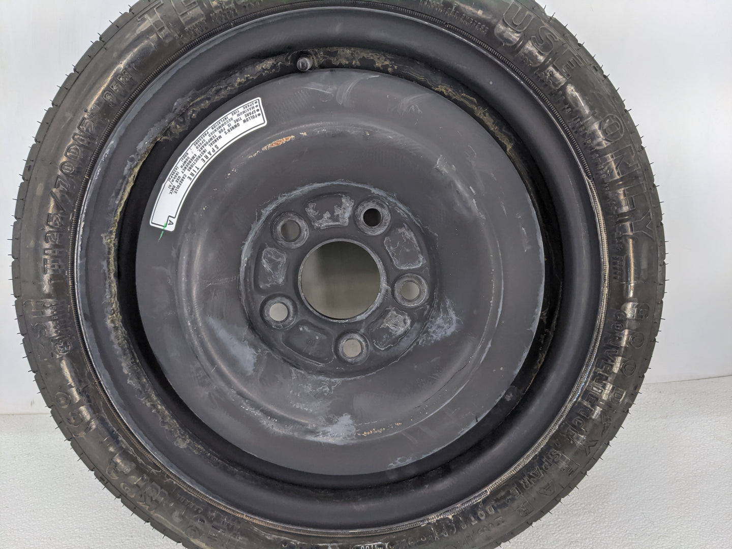 2006-2011 Honda Civic Spare Donut Tire Wheel Rim Oem - Oemusedautoparts1.com