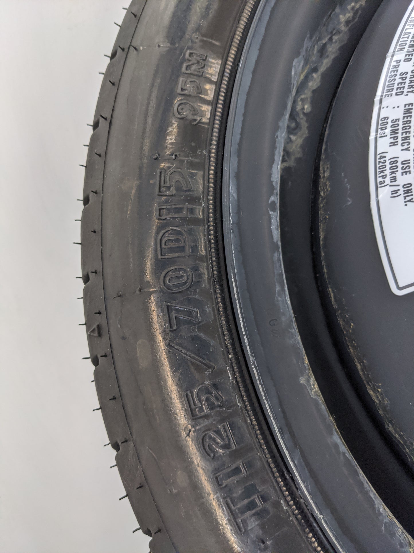 2006-2011 Honda Civic Spare Donut Tire Wheel Rim Oem - Oemusedautoparts1.com