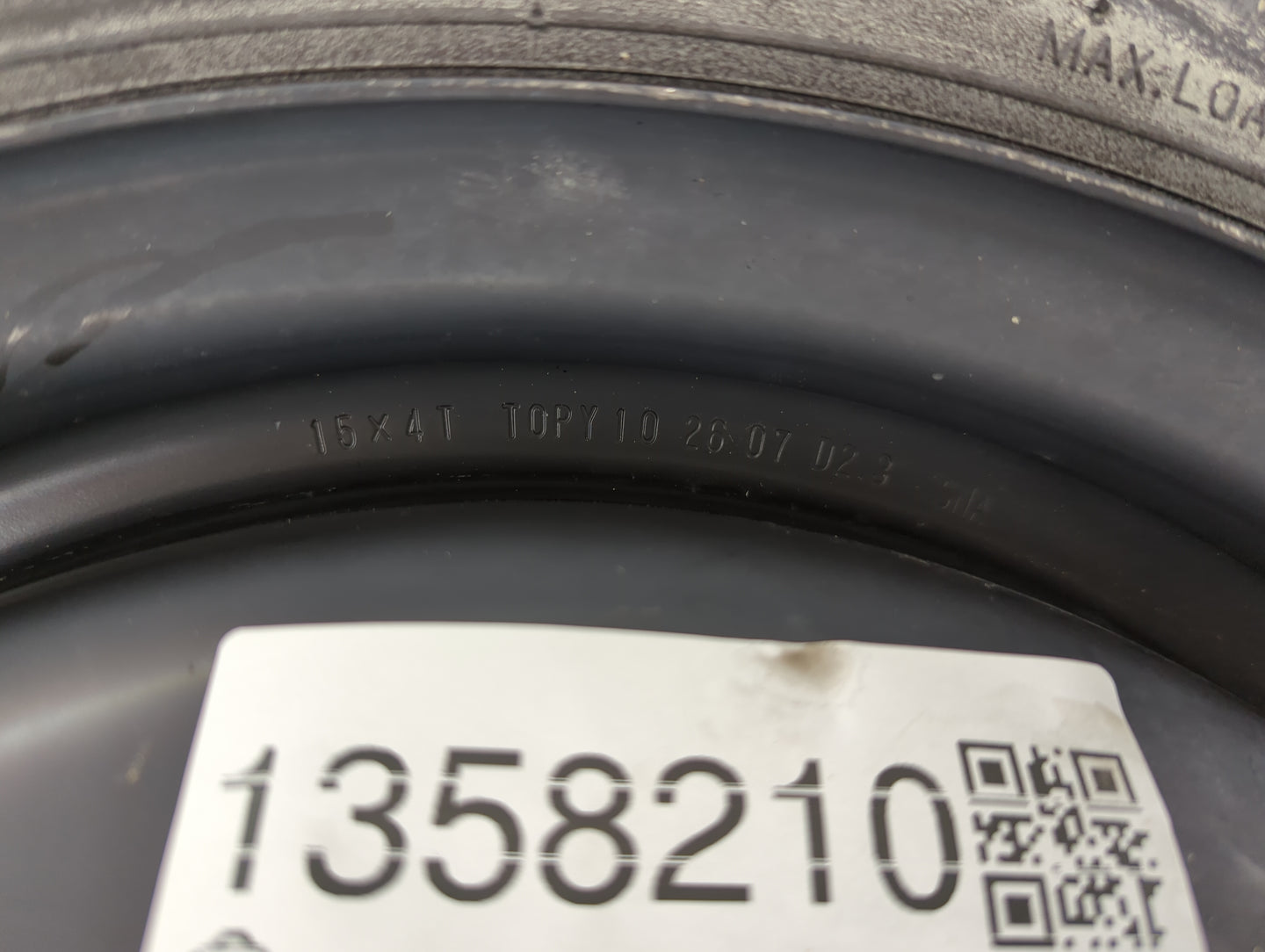 2006-2011 Honda Civic Spare Donut Tire Wheel Rim Oem - Oemusedautoparts1.com
