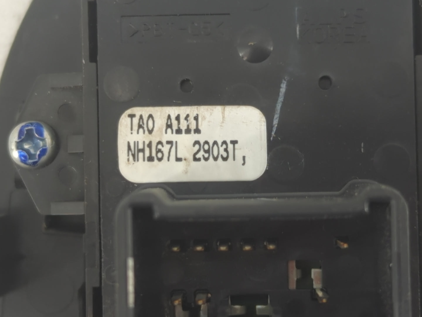 2006 Honda Civic Master Power Window Switch Replacement Driver Side Left P/N:TAO A111 NH167L Fits OEM Used Auto Parts - Oemu