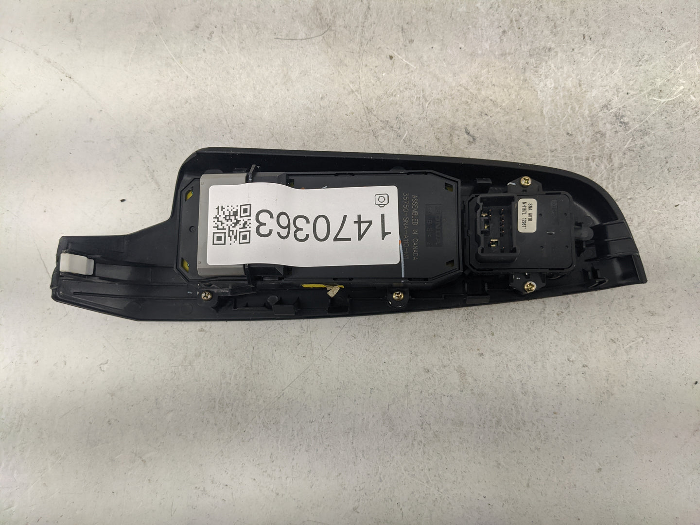 2006 Honda Civic Master Power Window Switch Replacement Driver Side Left P/N:35750-SNA-A110-M1 SNA A010 Fits OEM Used Auto P