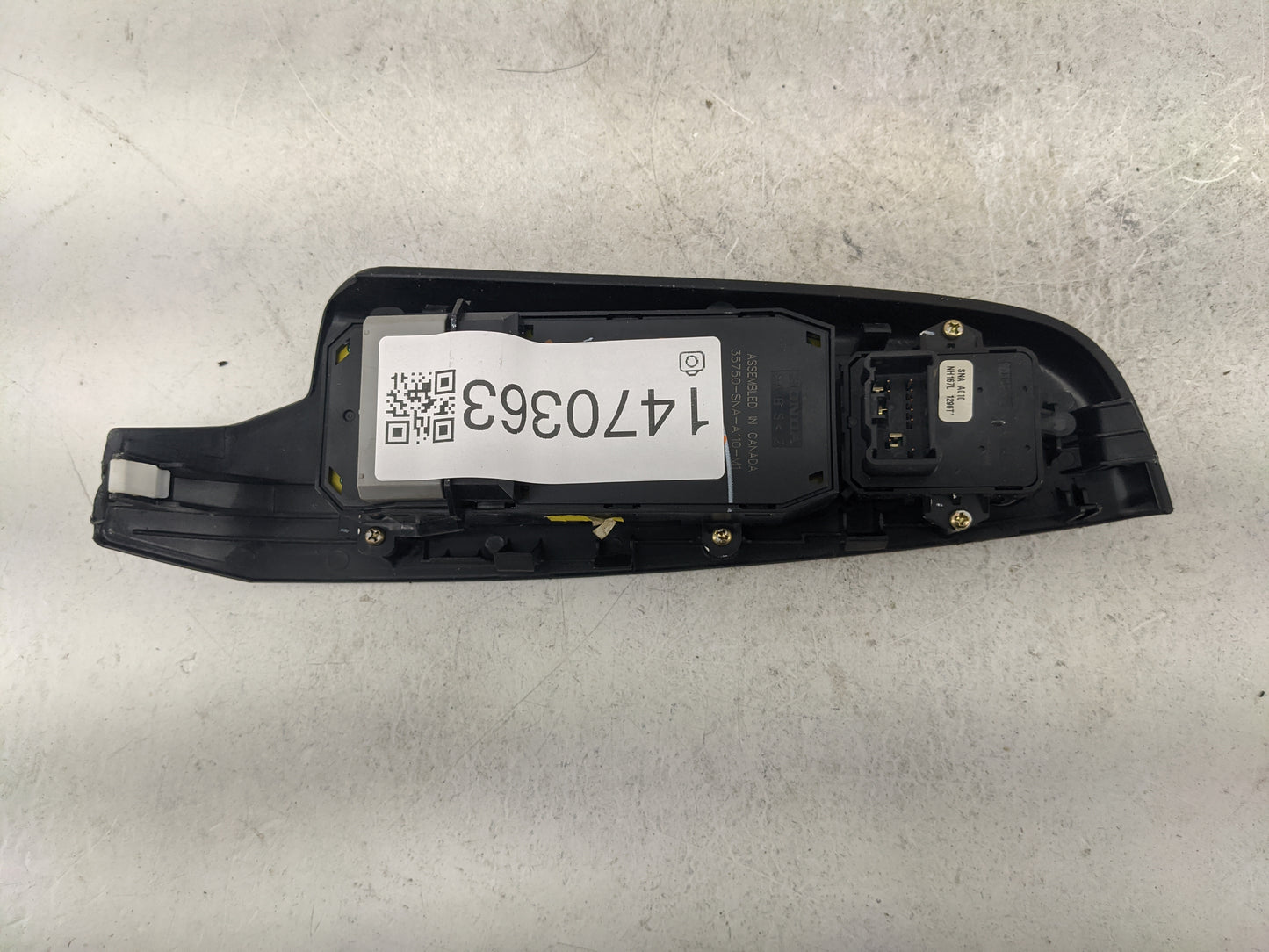 2006 Honda Civic Master Power Window Switch Replacement Driver Side Left P/N:35750-SNA-A110-M1 SNA A010 Fits OEM Used Auto P