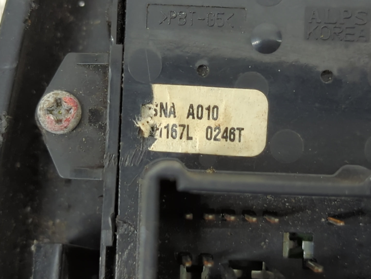 2006 Honda Civic Master Power Window Switch Replacement Driver Side Left P/N:SNA A010 Fits OEM Used Auto Parts - Oemusedauto