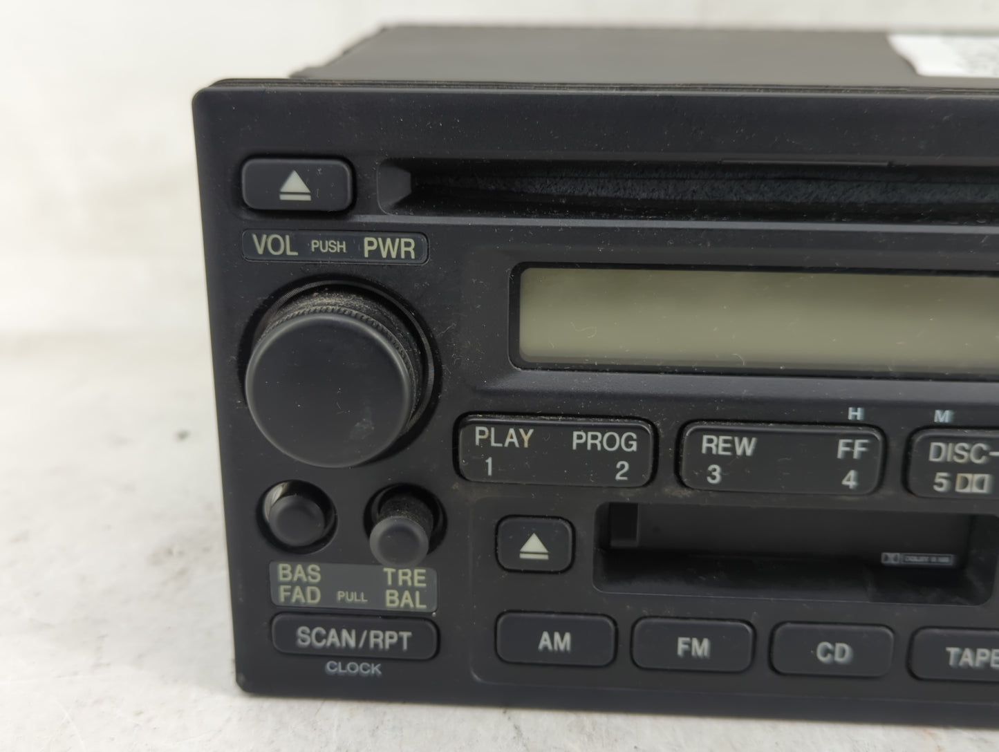 2005-2006 Honda Cr-V Radio AM FM Cd Player Receiver Replacement P/N:39101-S9A-A520-M1 Fits Fits 2005 2006 OEM Used Auto Part