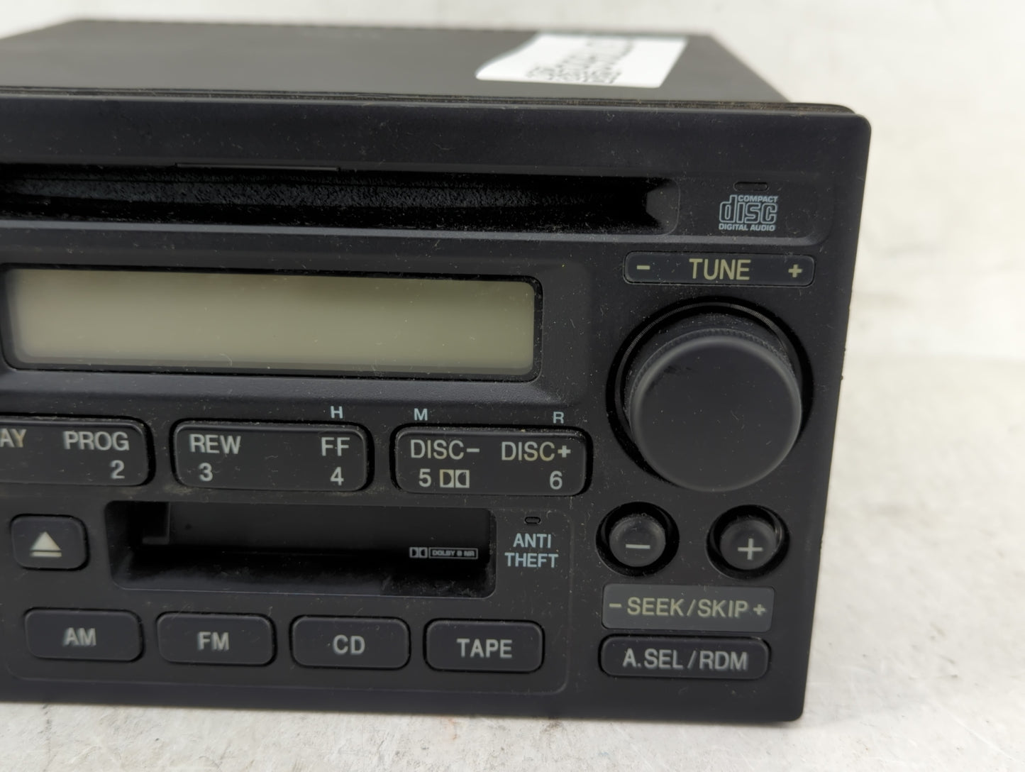 2005-2006 Honda Cr-V Radio AM FM Cd Player Receiver Replacement P/N:39101-S9A-A520-M1 Fits Fits 2005 2006 OEM Used Auto Part