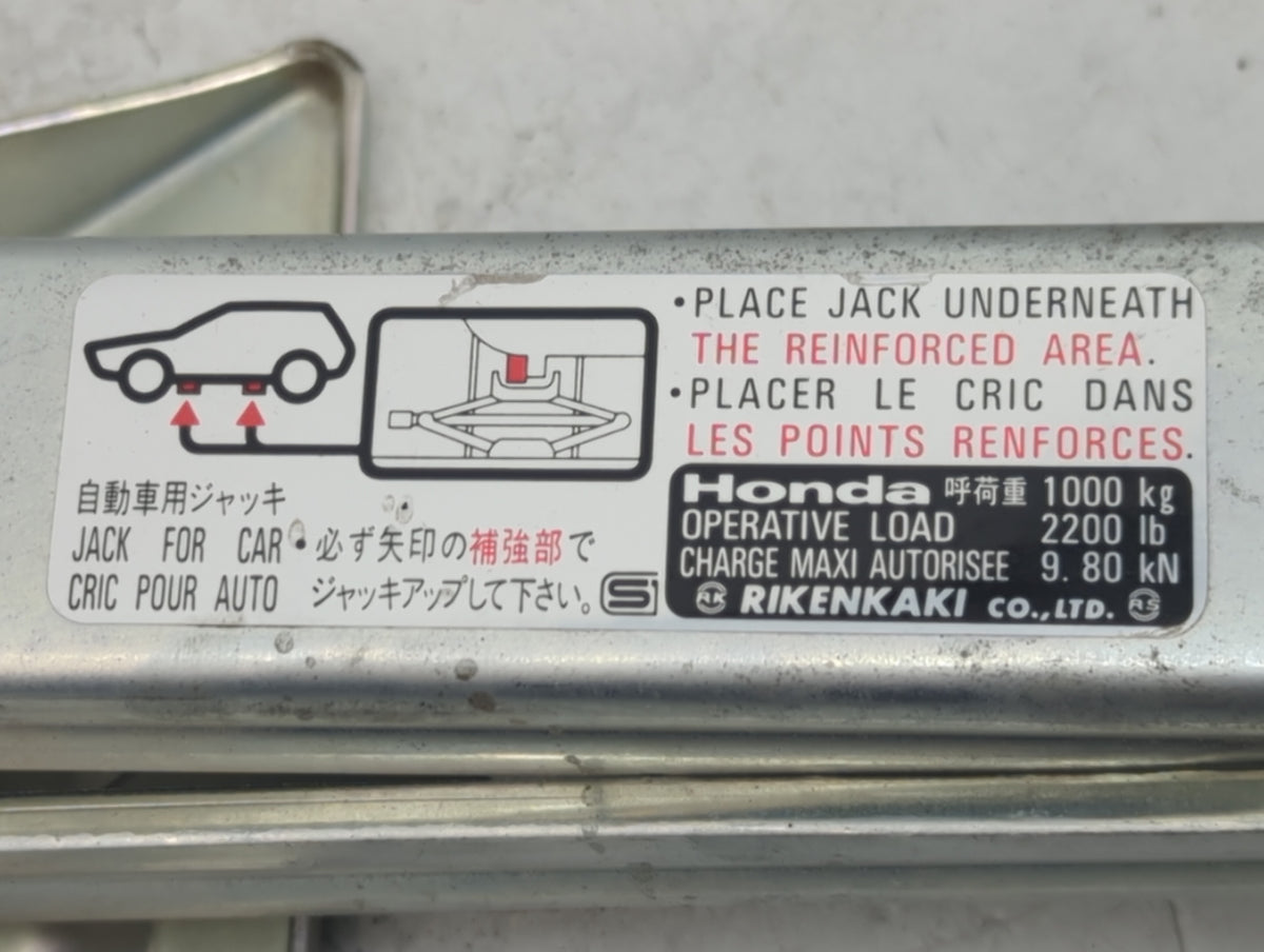 2006 Honda Cr-v Spare Scissor Car Jack 1390208 - Oemusedautoparts1.com