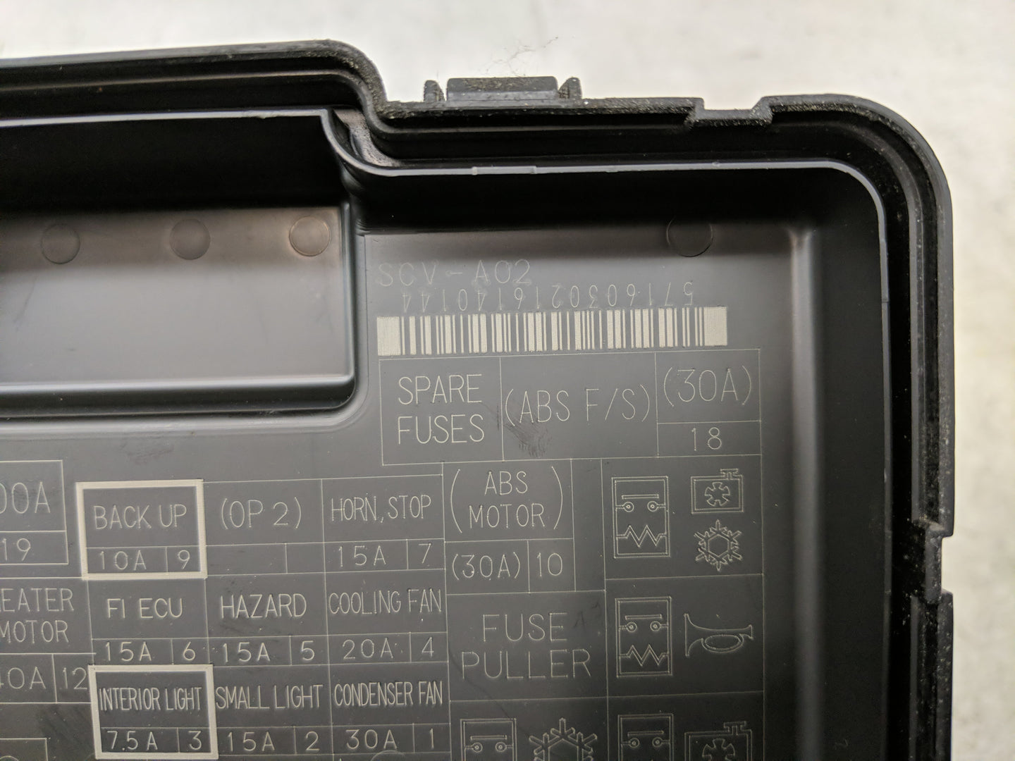 2003-2008 Honda Element Fusebox Fuse Box Panel Relay Module Fits Fits 2003 2004 2005 2006 2007 2008 OEM Used Auto Parts - Oe