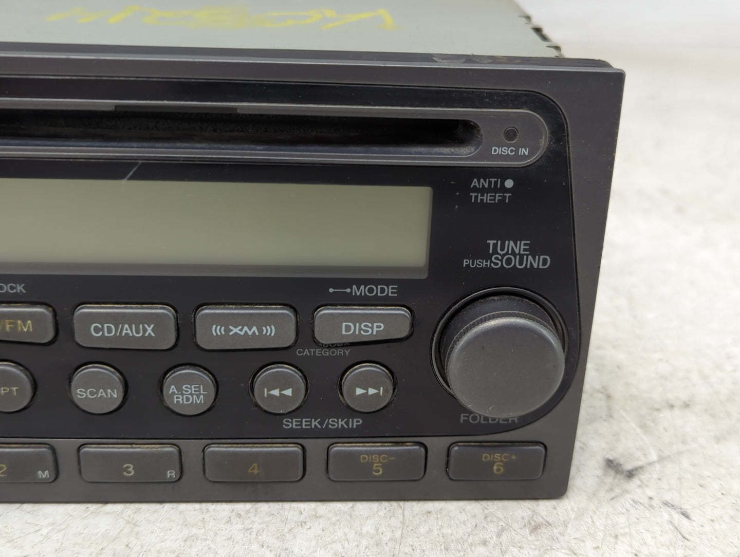 2003-2006 Honda Element Radio AM FM Cd Player Receiver Replacement P/N:39101-SCV-A120-M1 Fits OEM Used Auto Parts - Oemuseda