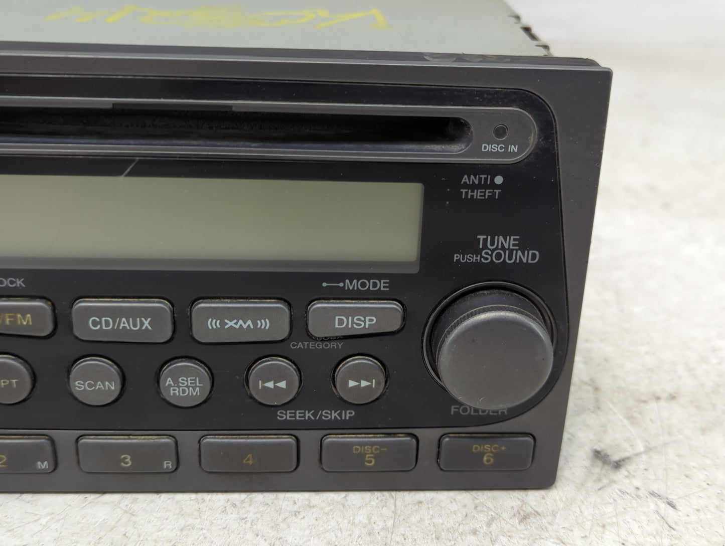 2003-2006 Honda Element Radio AM FM Cd Player Receiver Replacement P/N:39101-SCV-A120-M1 Fits OEM Used Auto Parts - Oemuseda