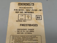 2003-2006 Honda Element Radio AM FM Cd Player Receiver Replacement P/N:39101-SCV-A120-M1 Fits OEM Used Auto Parts - Oemuseda