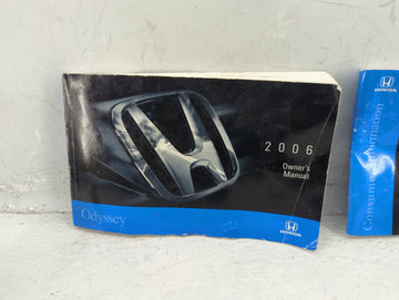 2006 Honda Odyssey Owners Manual Book Guide P/N:00X1-SHJ-6100 OEM Used Auto Parts