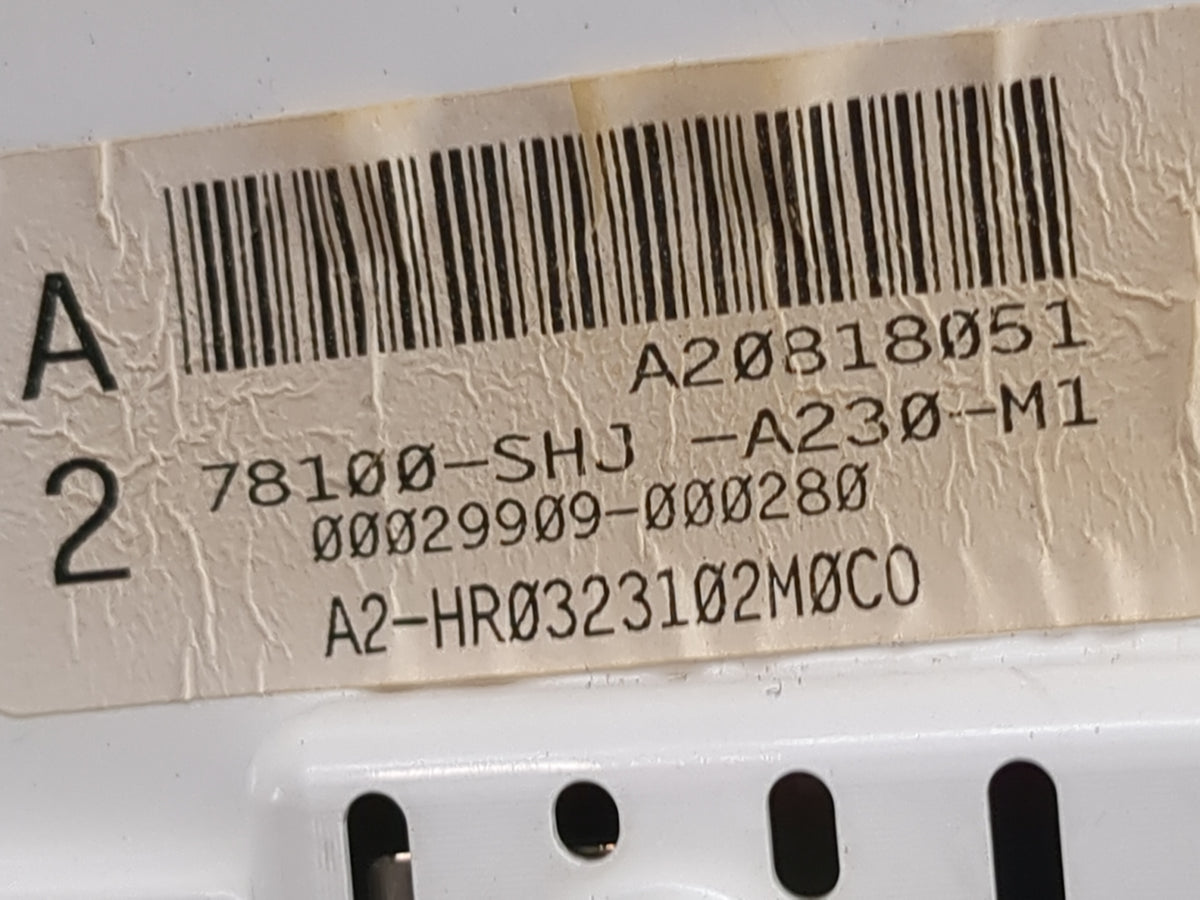 2005-2010 Honda Odyssey Instrument Cluster Speedometer Gauges P/N:78100-SHJ-A230-M1 Miles:1K Fits OEM Used Auto Parts - Oemu