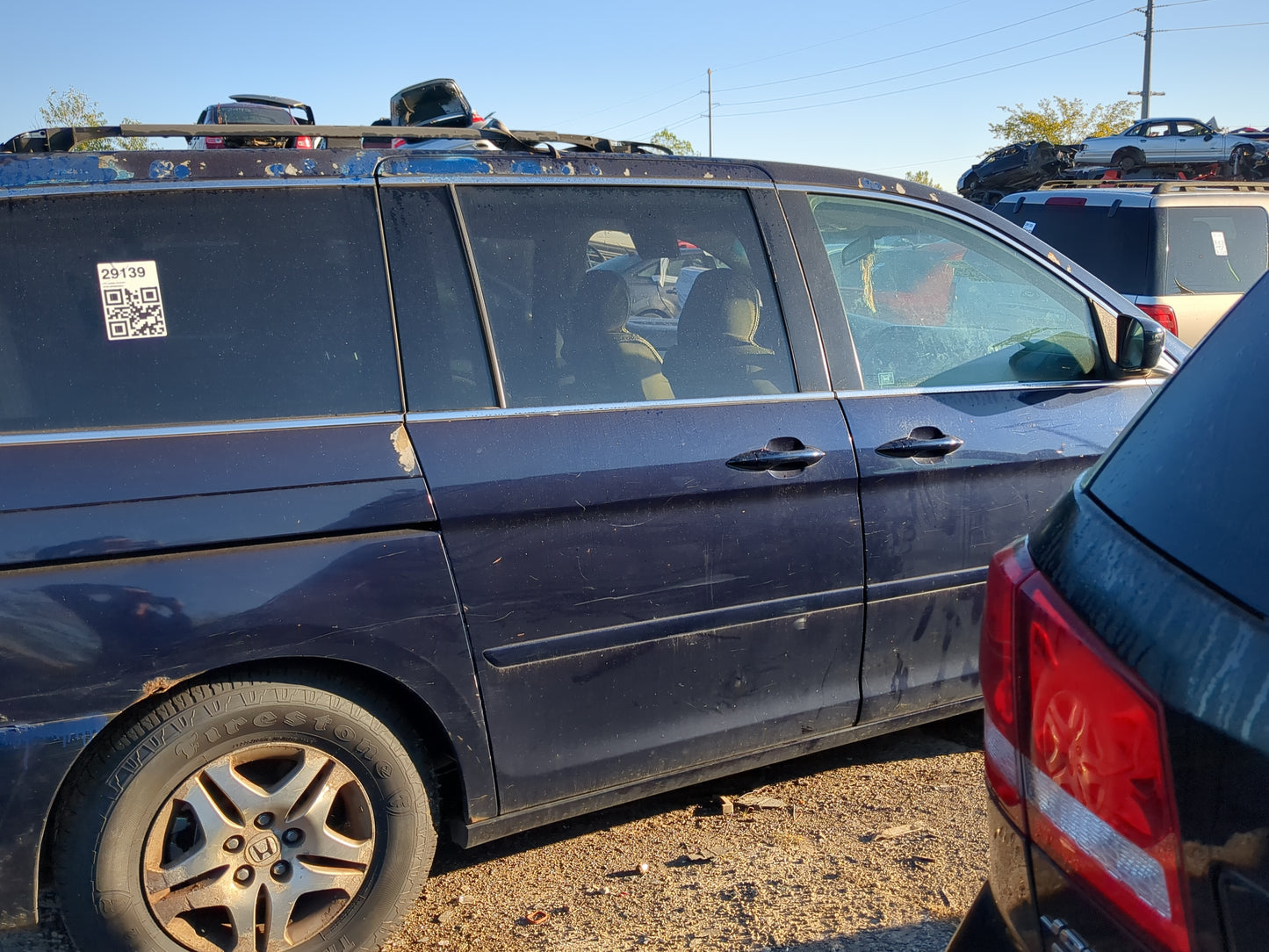 2005-2007 Honda Odyssey Passenger Rear Door Oem - Oemusedautoparts1.com