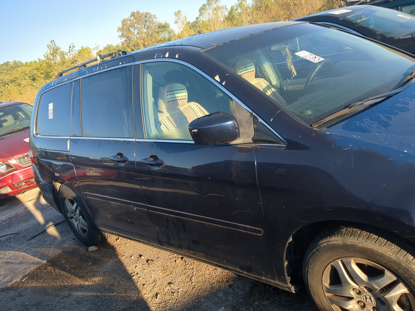 2005-2007 Honda Odyssey Passenger Front Door Oem - Oemusedautoparts1.com