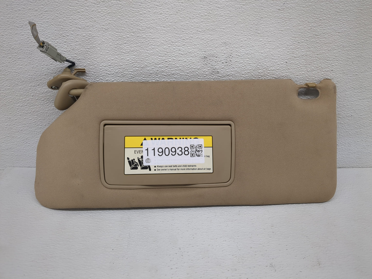 2006-2010 Honda Odyssey Sun Visor Shade Replacement Driver Left Mirror Fits Fits 2006 2007 2008 2009 2010 OEM Used Auto Part