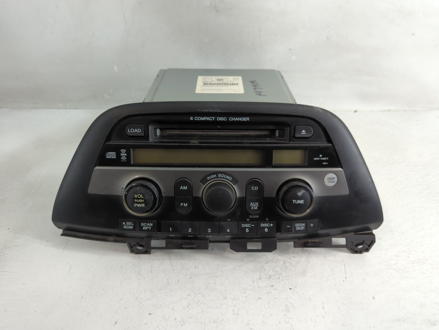 2005-2010 Honda Odyssey Radio AM FM Cd Player Receiver Replacement P/N:39100-SHJ-A400 Fits Fits 2005 2006 2007 2008 2009 201