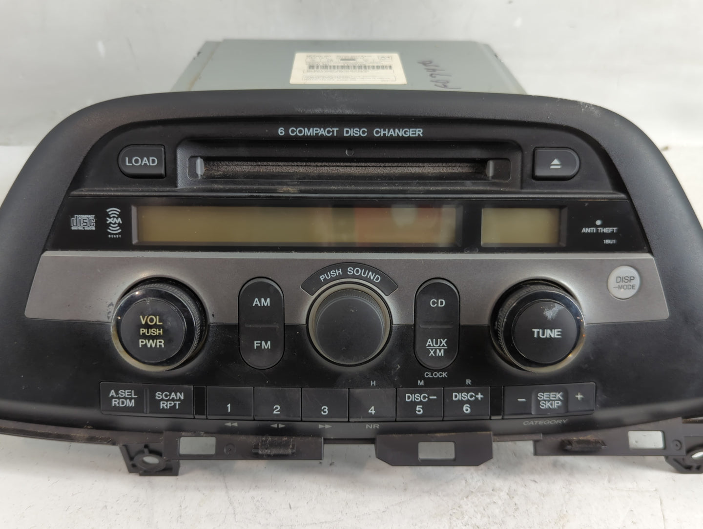 2005-2010 Honda Odyssey Radio AM FM Cd Player Receiver Replacement P/N:39100-SHJ-A400 Fits Fits 2005 2006 2007 2008 2009 201