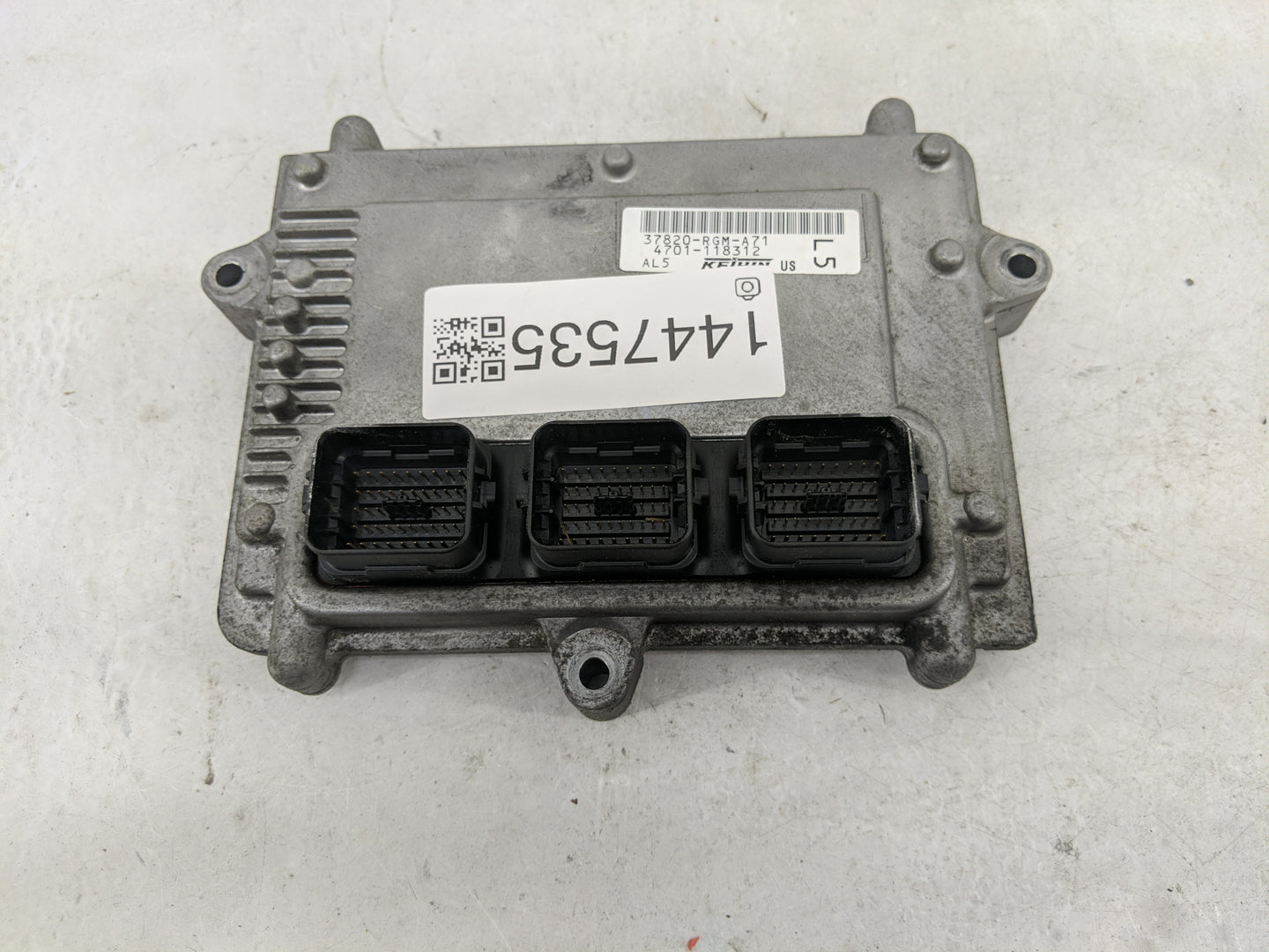 2006 Honda Odyssey PCM Engine Control Computer ECU ECM PCU OEM P/N:37820-RGM-A71 4701-118312 Fits OEM Used Auto Parts - Oemu