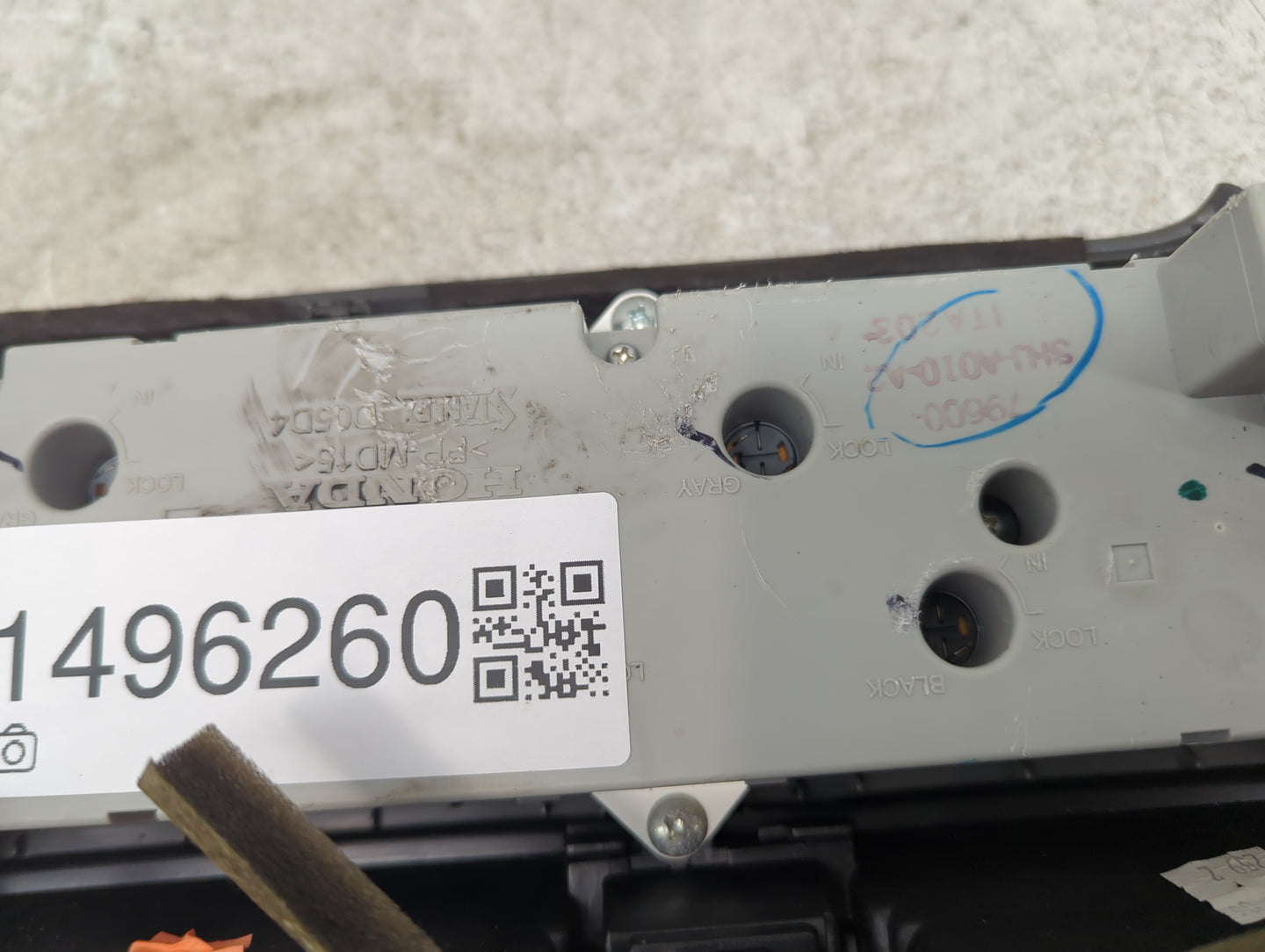 2005-2007 Honda Odyssey Climate Control Module Temperature AC/Heater Replacement P/N:79600-SHJ-A010-A2 Fits Fits 2005 2006 2