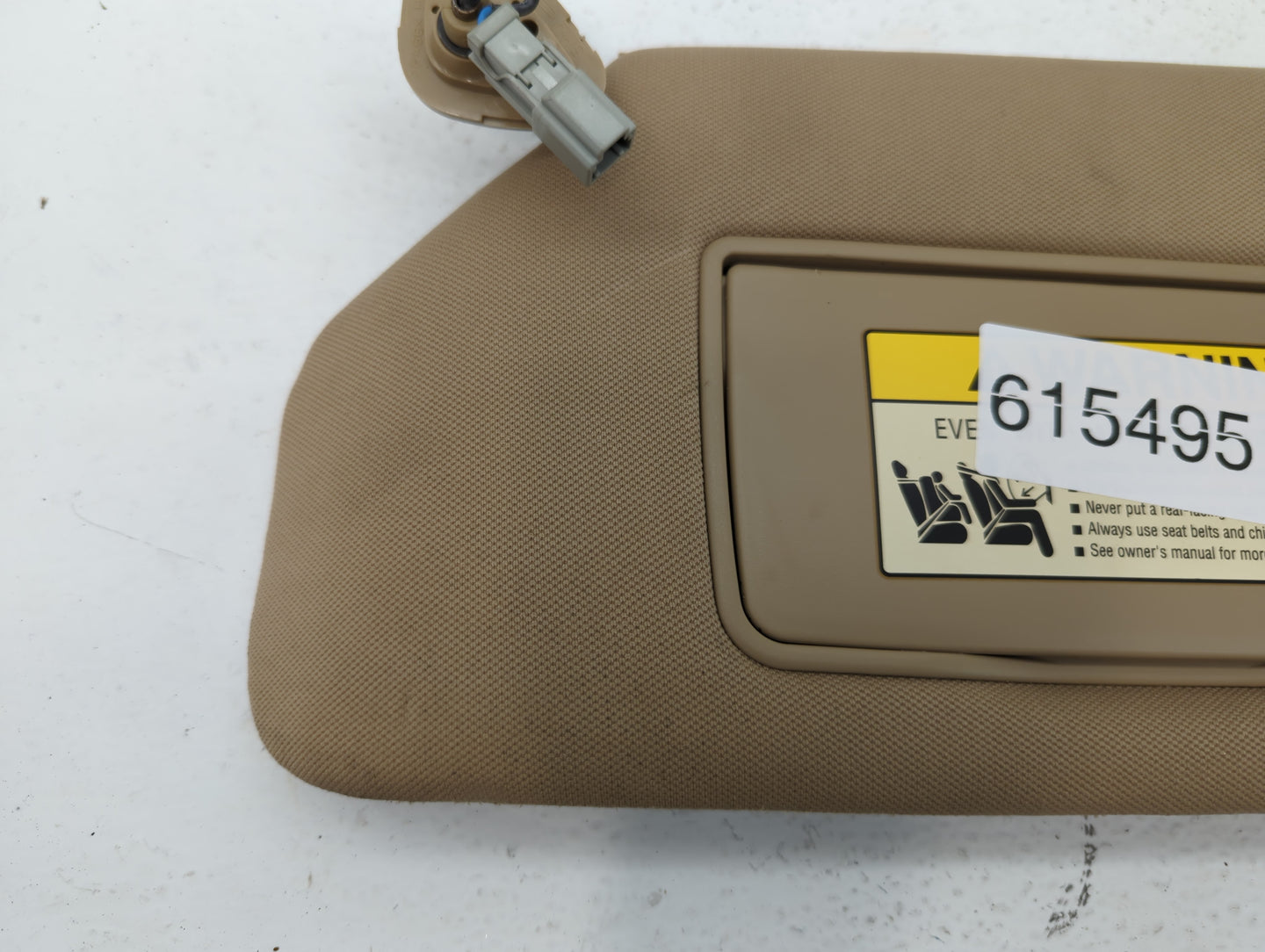 2006-2010 Honda Odyssey Sun Visor Shade Replacement Passenger Right Mirror Fits Fits 2006 2007 2008 2009 2010 OEM Used Auto 