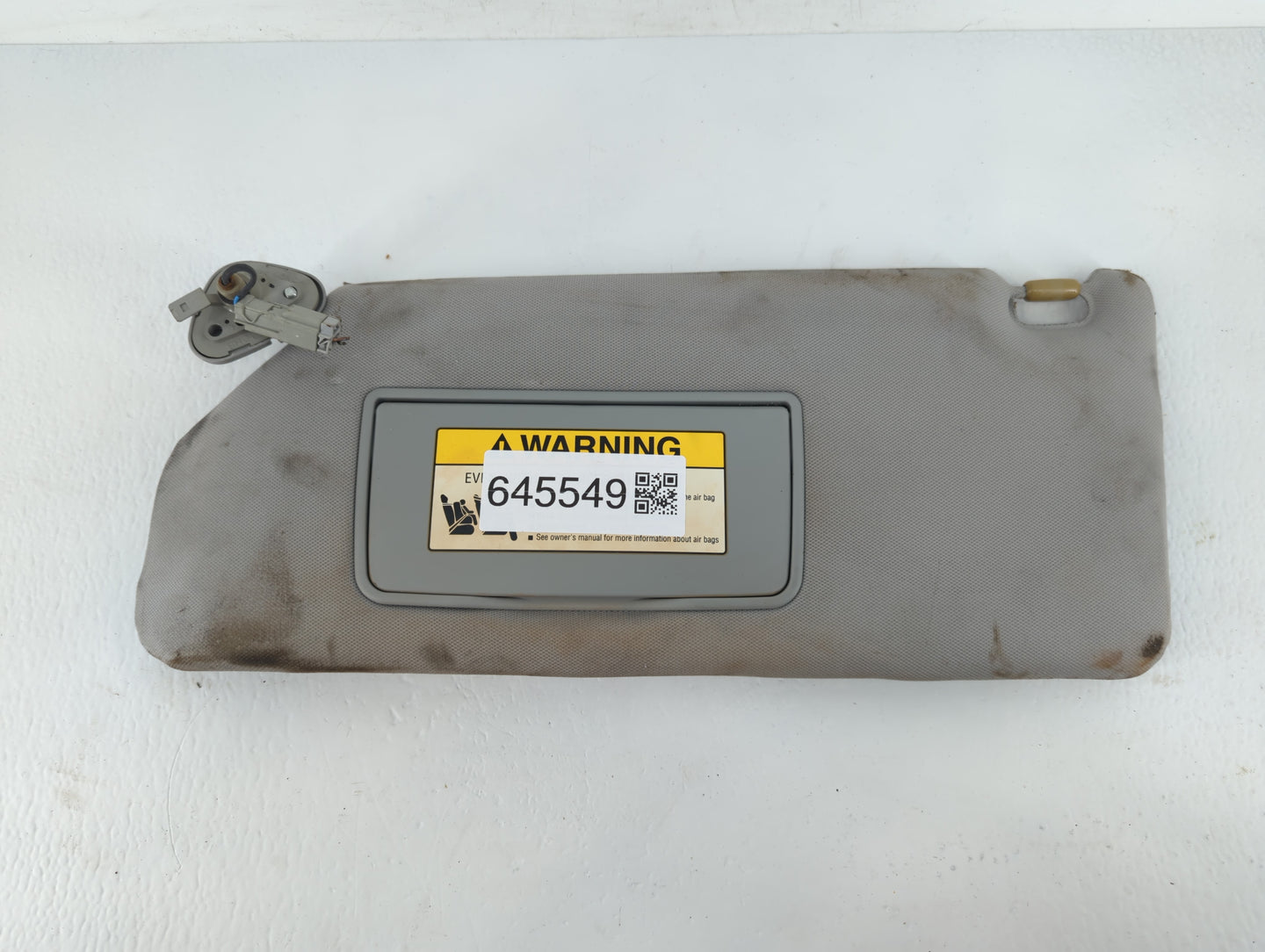 2006-2010 Honda Odyssey Sun Visor Shade Replacement Driver Left Mirror Fits Fits 2006 2007 2008 2009 2010 OEM Used Auto Part