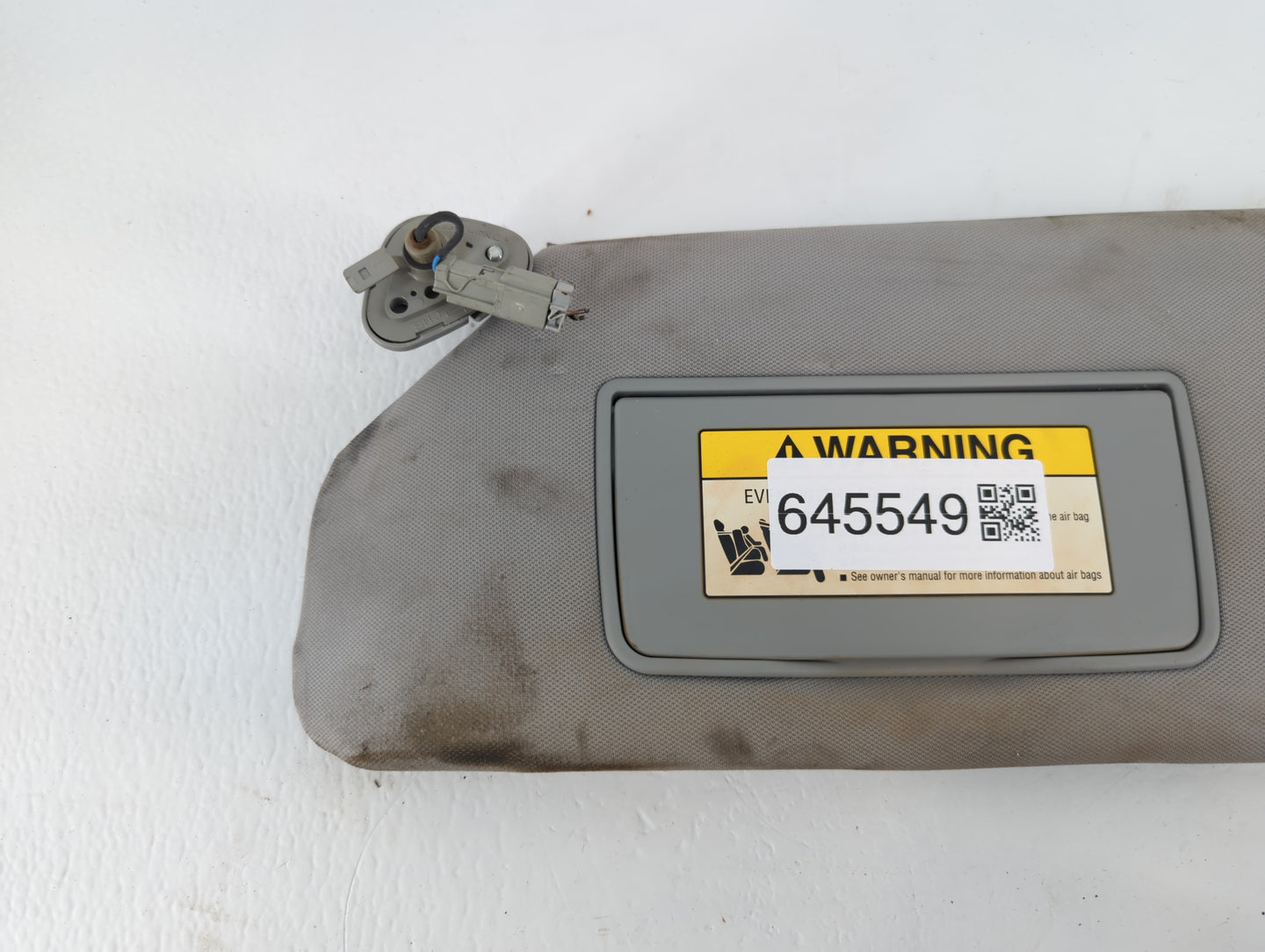 2006-2010 Honda Odyssey Sun Visor Shade Replacement Driver Left Mirror Fits Fits 2006 2007 2008 2009 2010 OEM Used Auto Part