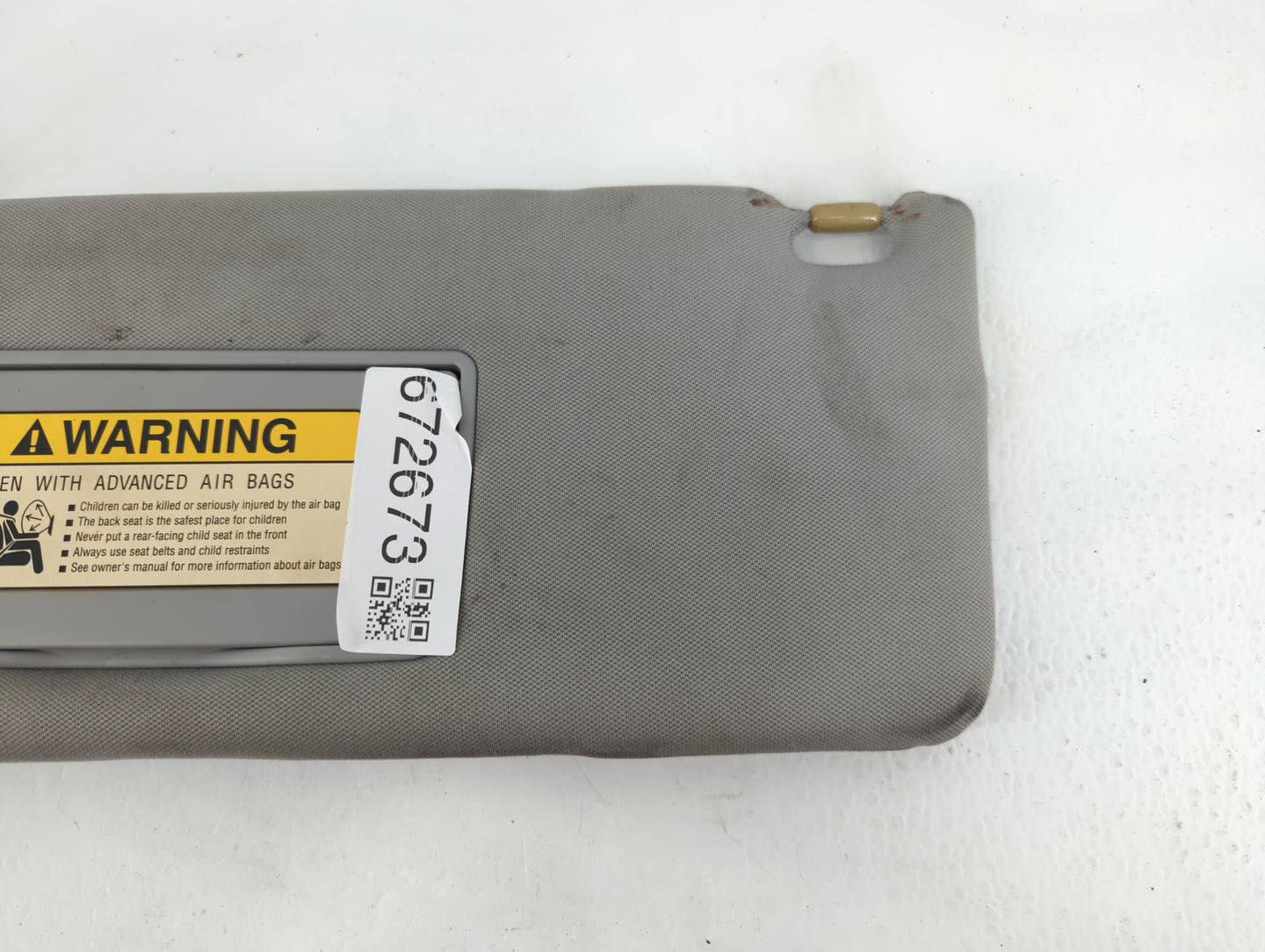 2006-2010 Honda Odyssey Sun Visor Shade Replacement Driver Left Mirror Fits Fits 2006 2007 2008 2009 2010 OEM Used Auto Part