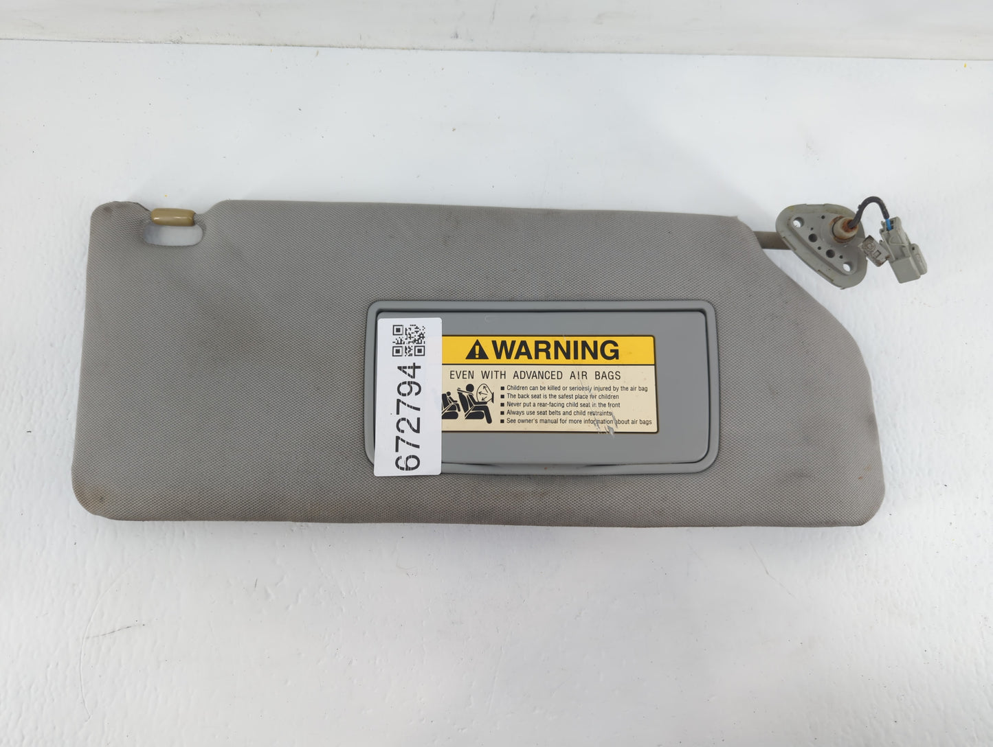 2006-2010 Honda Odyssey Sun Visor Shade Replacement Passenger Right Mirror Fits Fits 2006 2007 2008 2009 2010 OEM Used Auto 