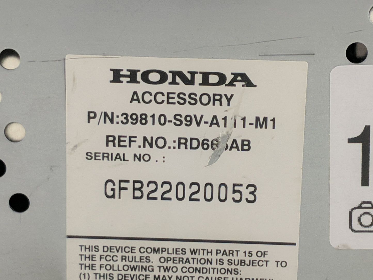 2006-2008 Honda Pilot Information Display Screen - Oemusedautoparts1.com