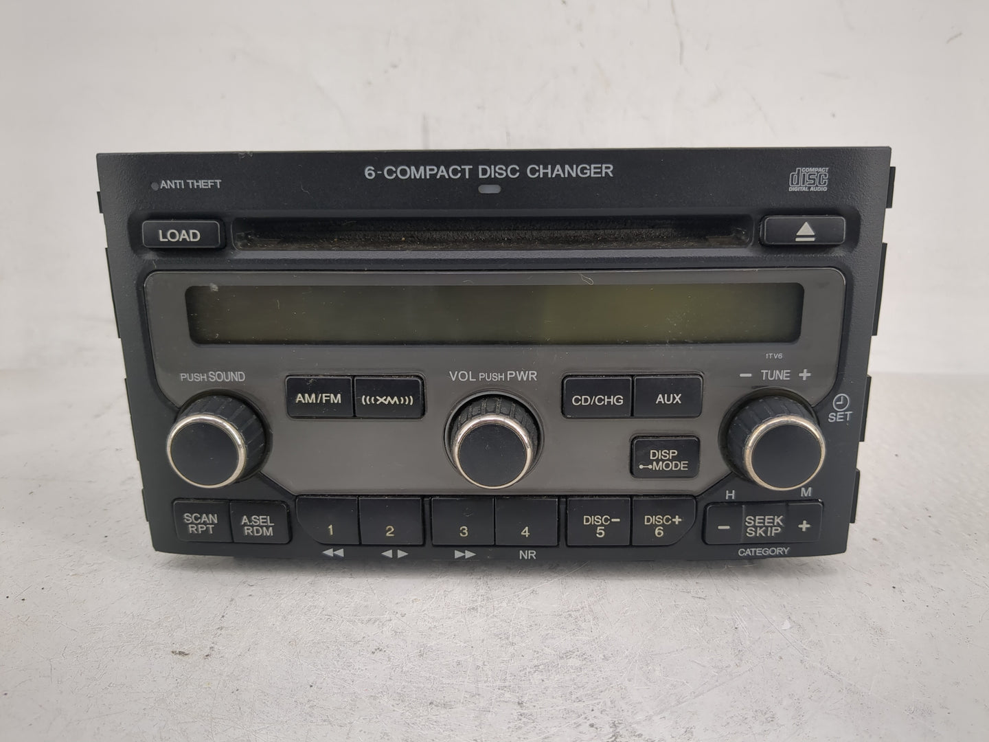 2006-2008 Honda Pilot Radio AM FM Cd Player Receiver Replacement P/N:39100-S9V-A600 Fits Fits 2006 2007 2008 OEM Used Auto P