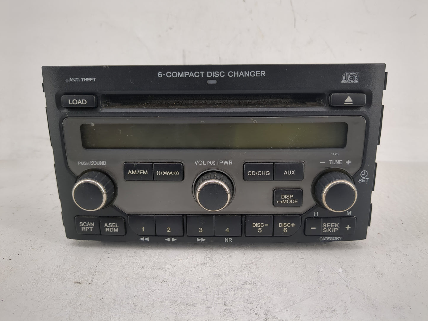 2006-2008 Honda Pilot Radio AM FM Cd Player Receiver Replacement P/N:39100-S9V-A600 Fits Fits 2006 2007 2008 OEM Used Auto P