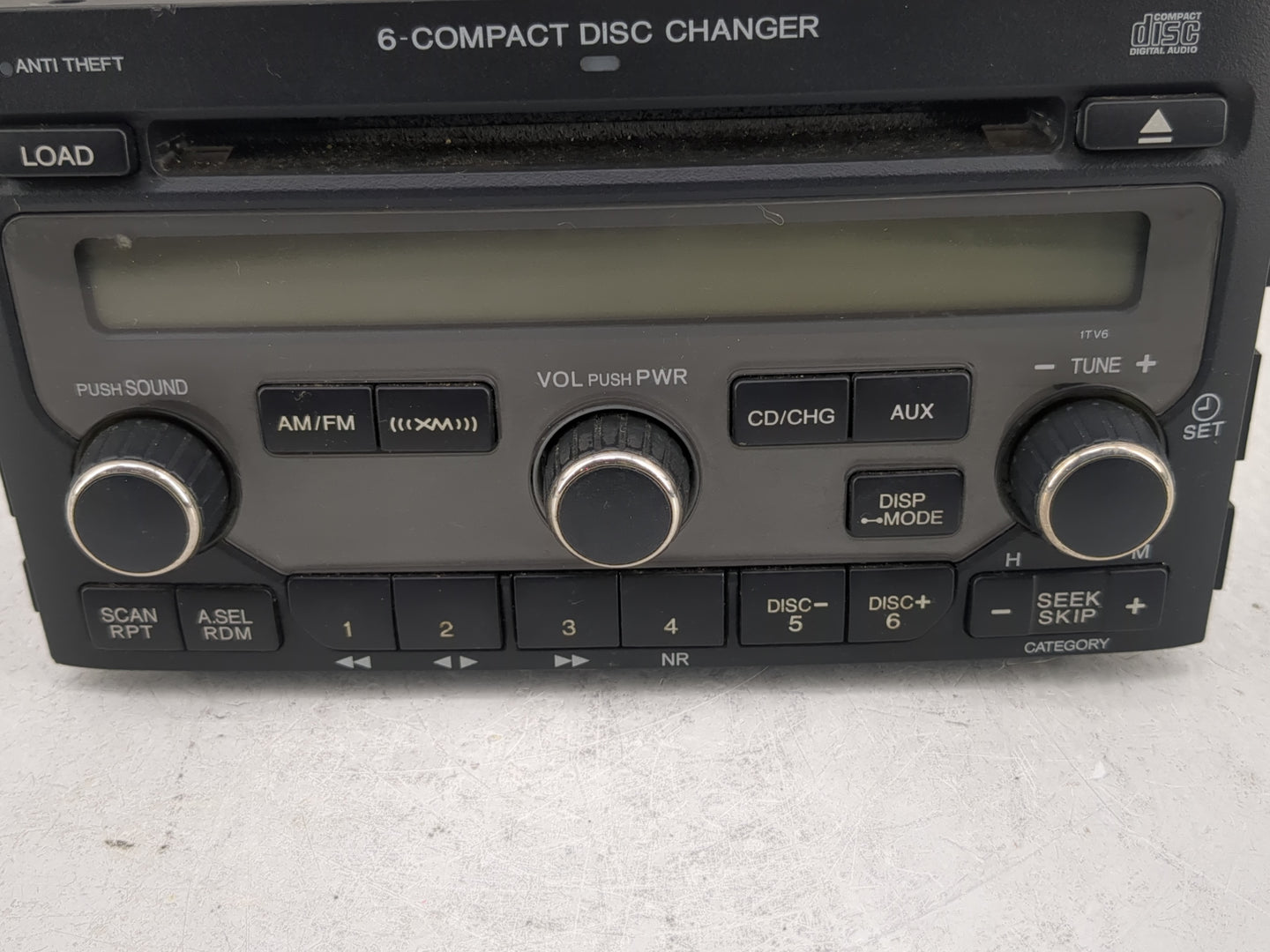 2006-2008 Honda Pilot Radio AM FM Cd Player Receiver Replacement P/N:39100-S9V-A600 Fits Fits 2006 2007 2008 OEM Used Auto P