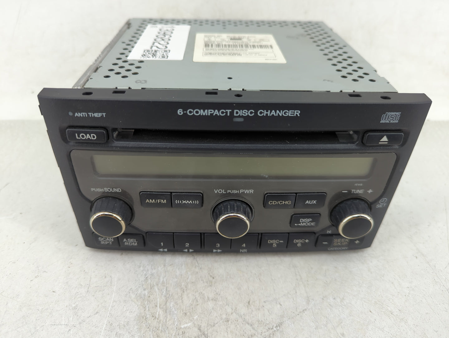 2006-2008 Honda Pilot Radio AM FM Cd Player Receiver Replacement P/N:39100-STW-A200 Fits Fits 2006 2007 2008 OEM Used Auto P