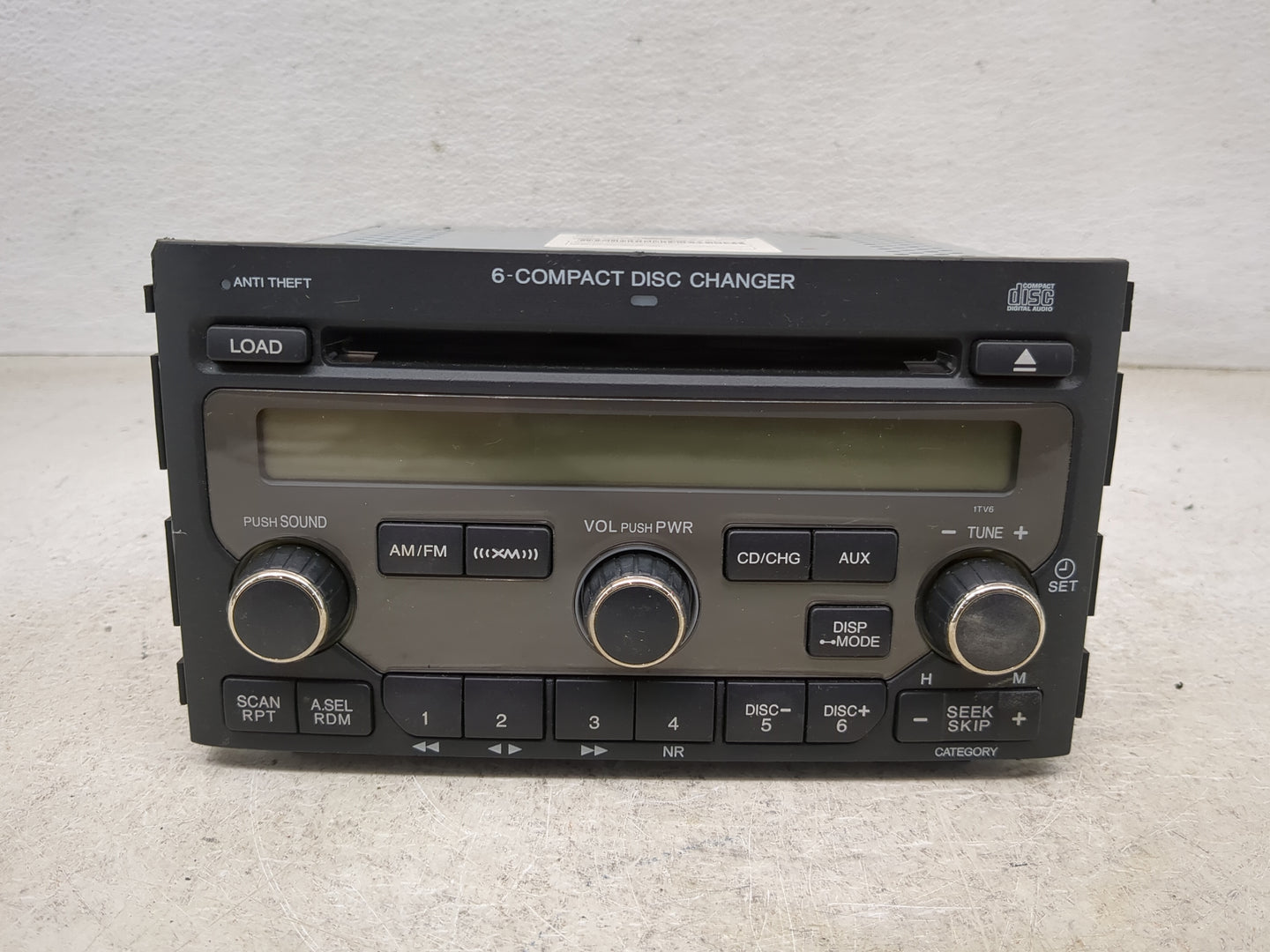 2006-2008 Honda Pilot Radio AM FM Cd Player Receiver Replacement P/N:39100-S9V-A600 CQ-EH8564Z Fits Fits 2006 2007 2008 OEM 
