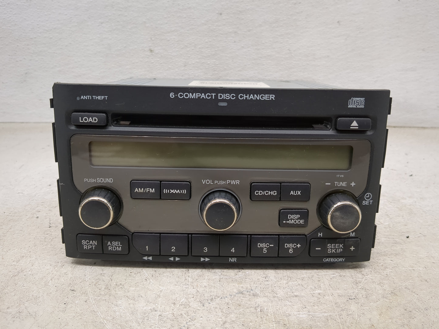 2006-2008 Honda Pilot Radio AM FM Cd Player Receiver Replacement P/N:39100-S9V-A600 CQ-EH8564Z Fits Fits 2006 2007 2008 OEM 