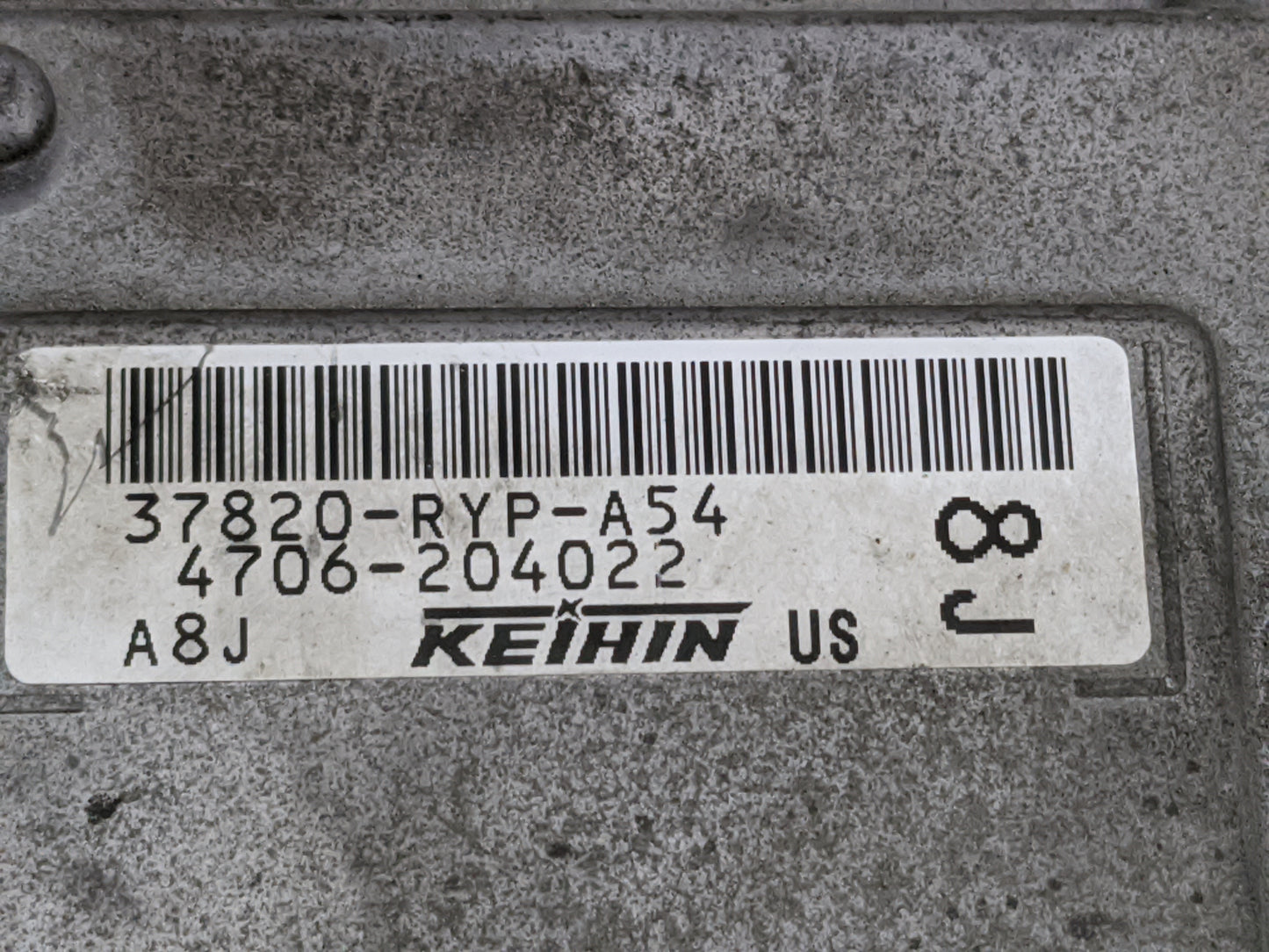 2006 Honda Pilot PCM Engine Control Computer ECU ECM PCU OEM P/N:37820-RYP-A54 4706-204022 Fits OEM Used Auto Parts - Oemuse