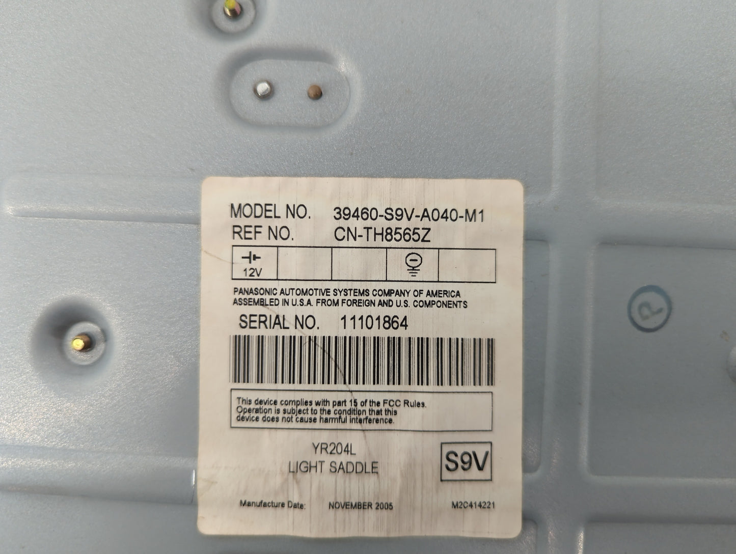2006-2008 Honda Pilot Information Display Screen Tan - Oemusedautoparts1.com