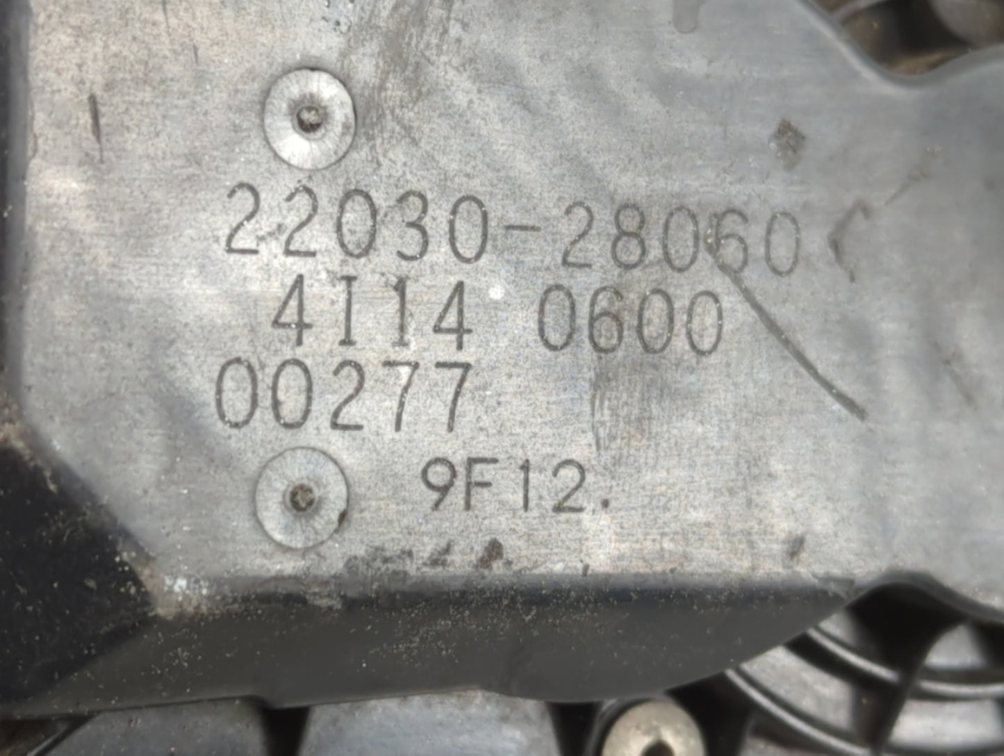 2005-2008 Honda Pilot Throttle Body P/N:22030-28060 Fits Fits 2005 2006 2007 2008 OEM Used Auto Parts - Oemusedautoparts1.co